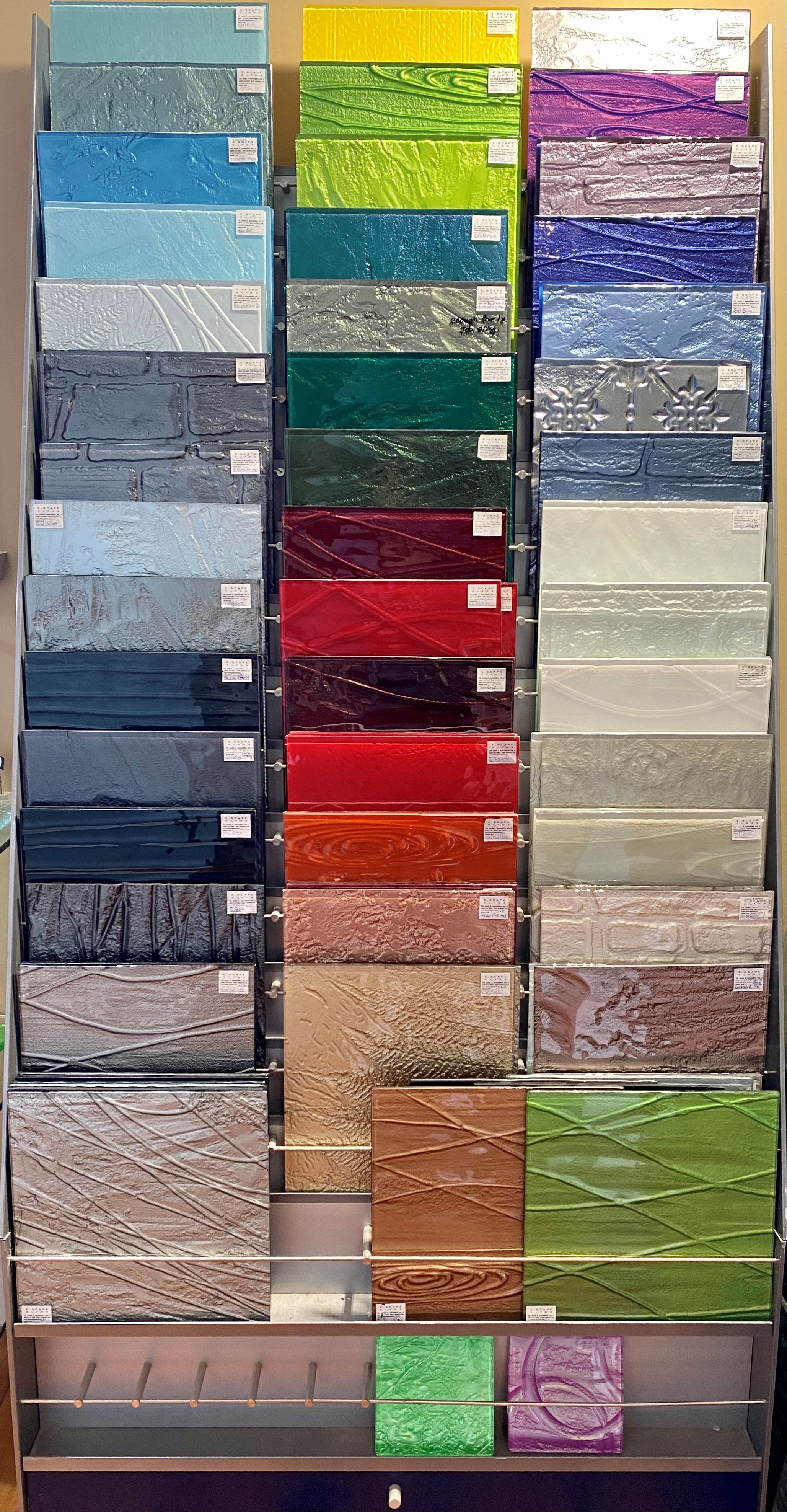 Patterns - Slumped Glass Samples