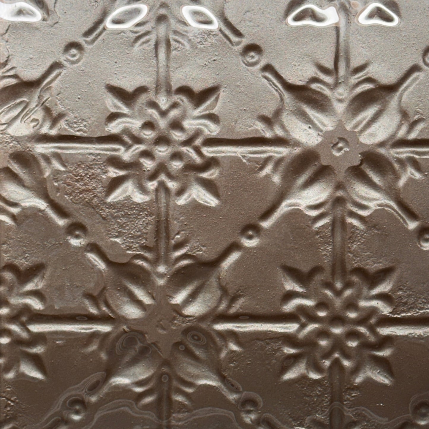Pressed Tin A - Original - Glass Sample