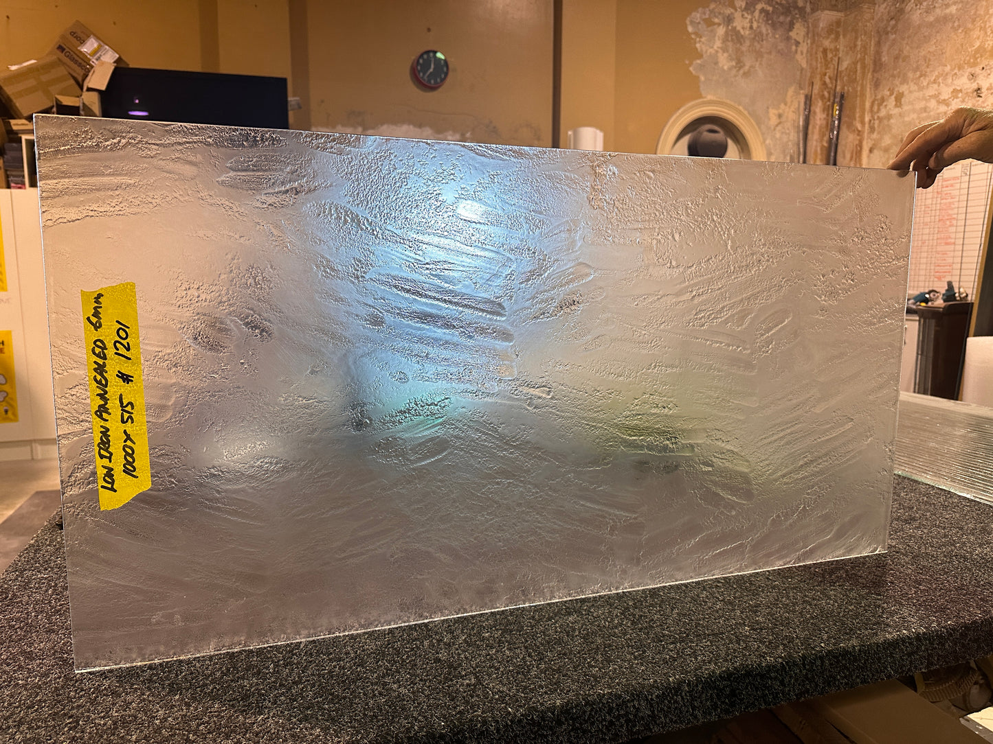 Concrete effect Splashback! 1m x 51.5cm - #1201