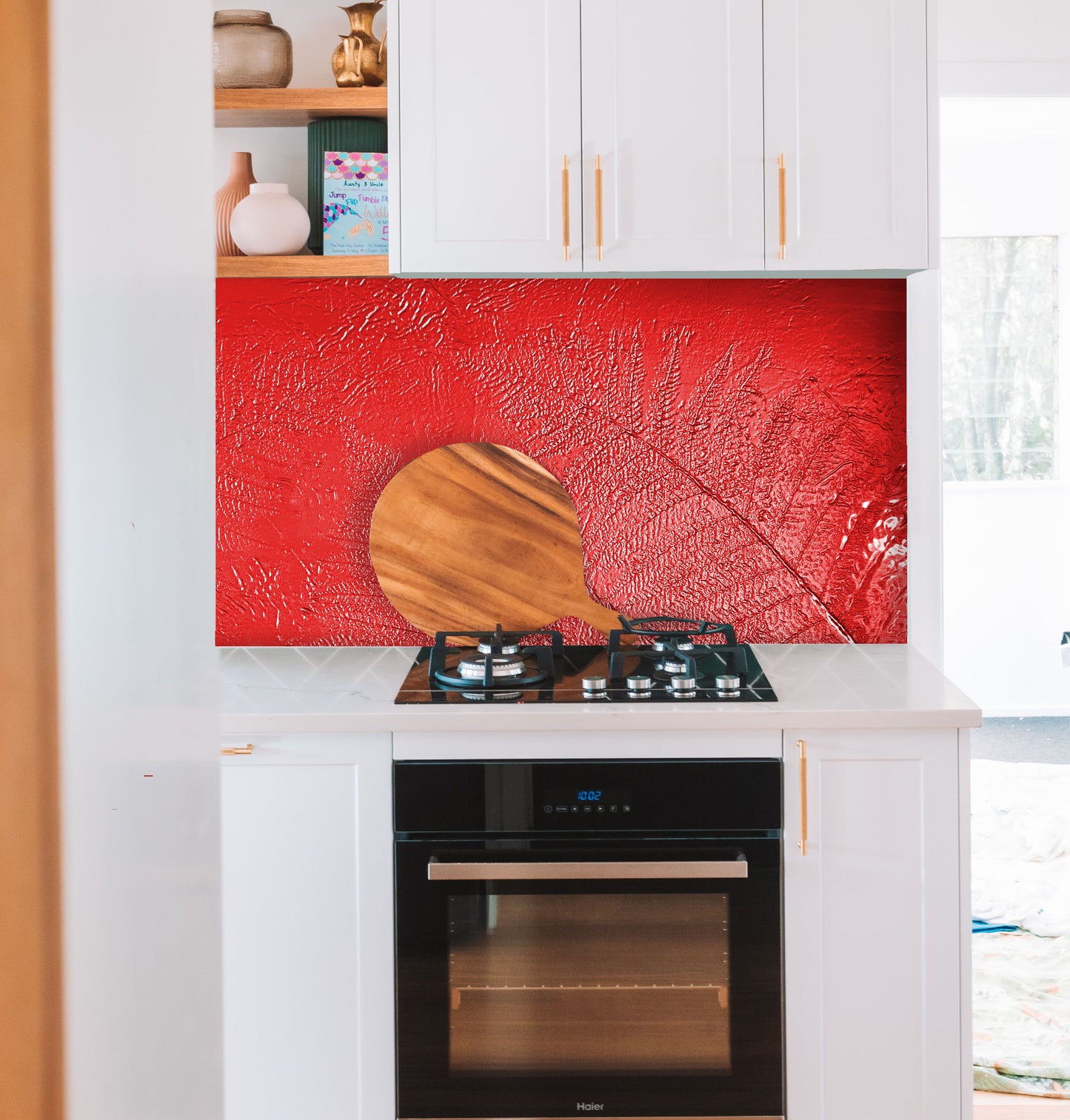 Fern Glass Splashback - 900x750 - Free Shipping!