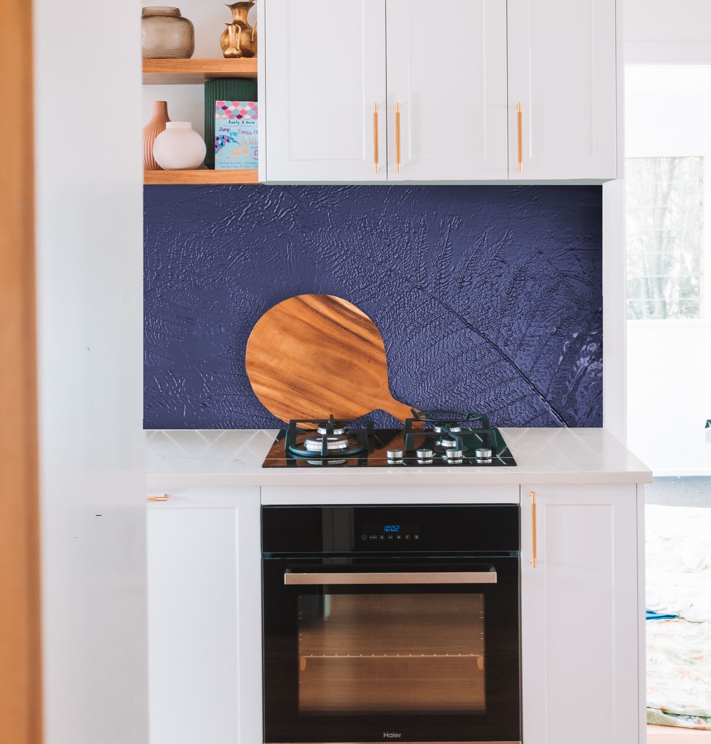 Fern Glass Splashback - 900x750 - Free Shipping!