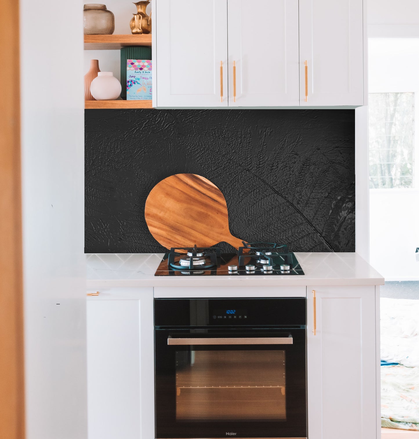 Fern Glass Splashback - 900x750 - Free Shipping!
