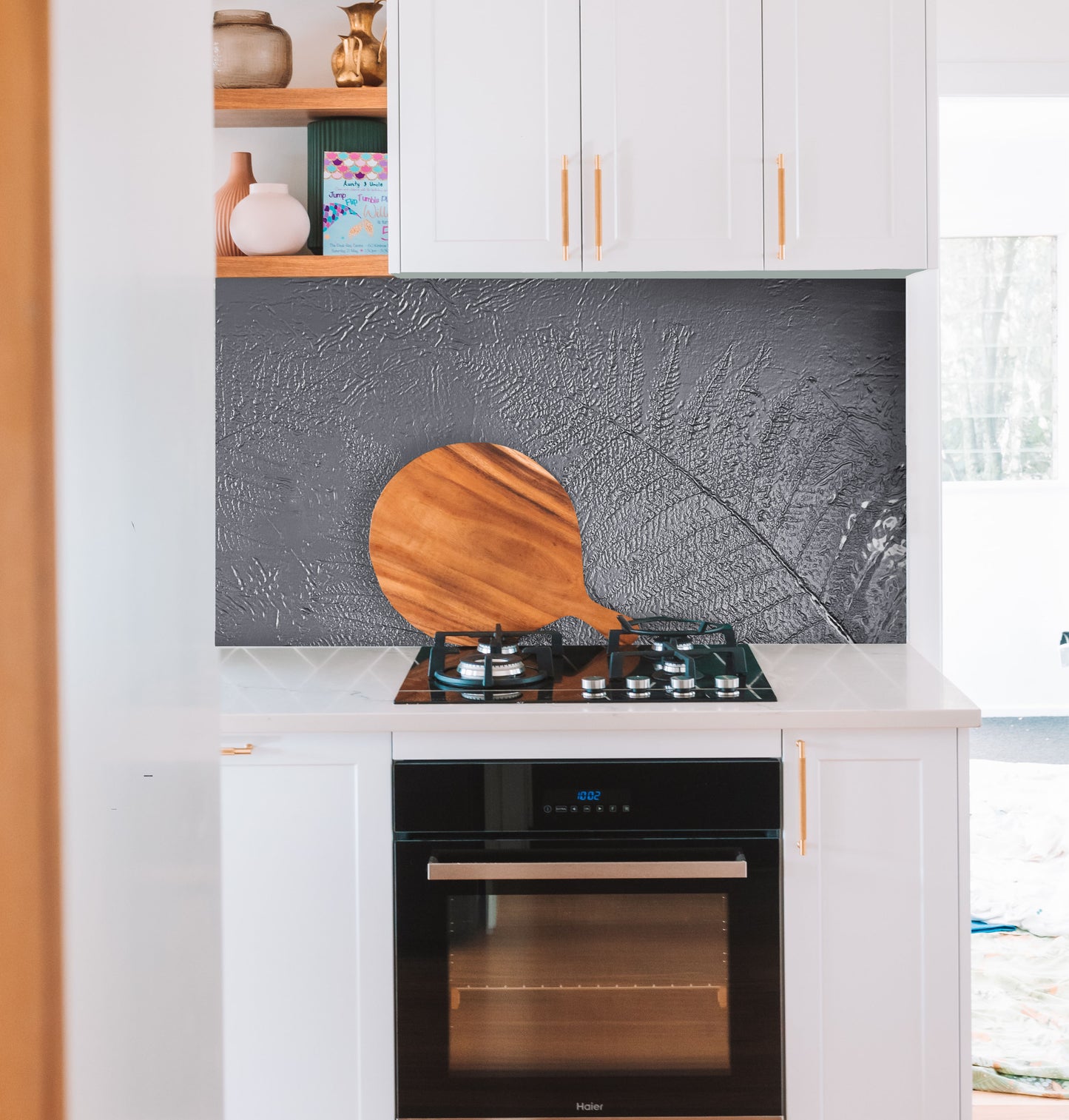 Fern Glass Splashback - 900x750 - Free Shipping!