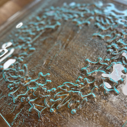 handmade glass platter - made in NZ - Gift - Christmas
