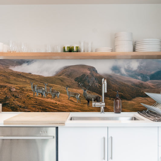 Stags on the hill splashback picture for kitchen
