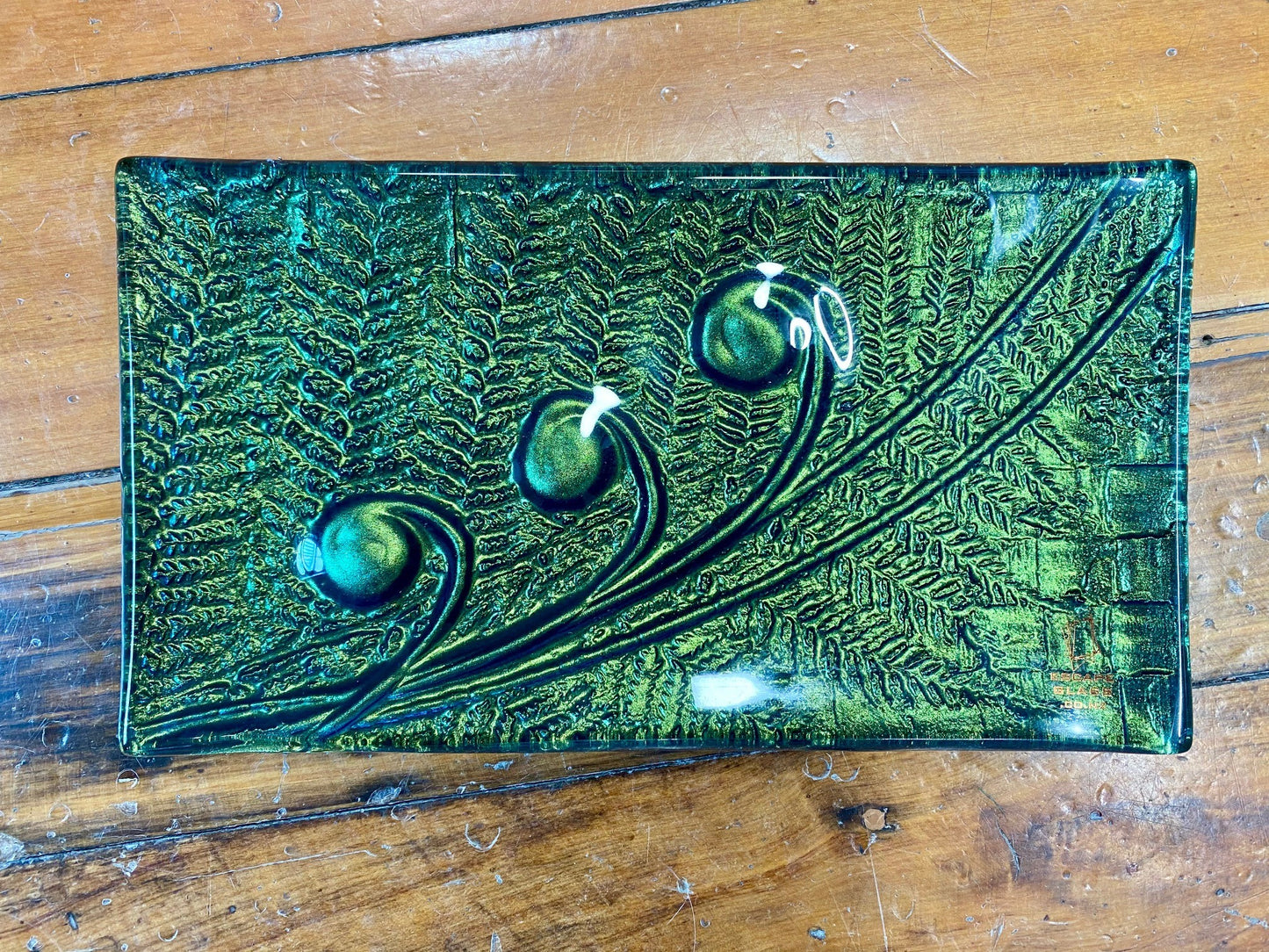 Middle Earth green/gold - Trinket Dish