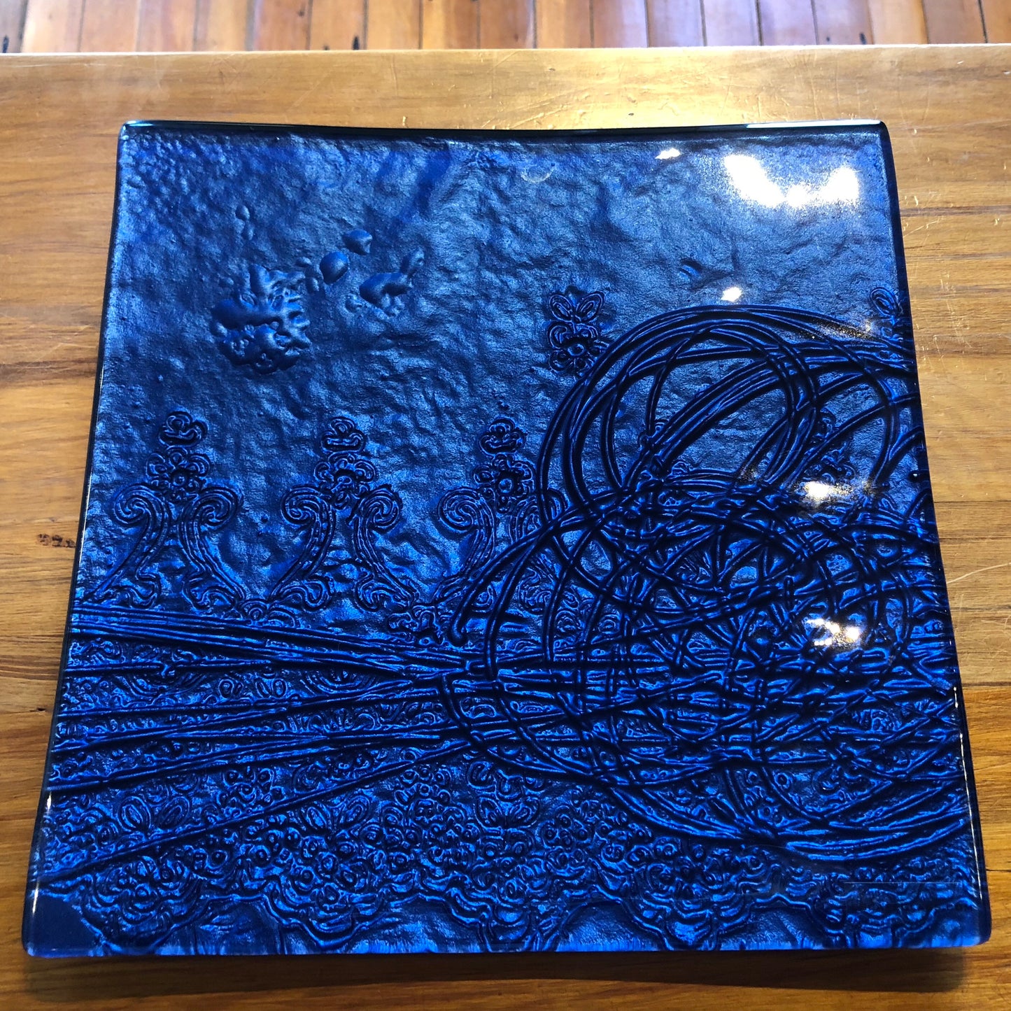 Dark Blue Square - 25cm