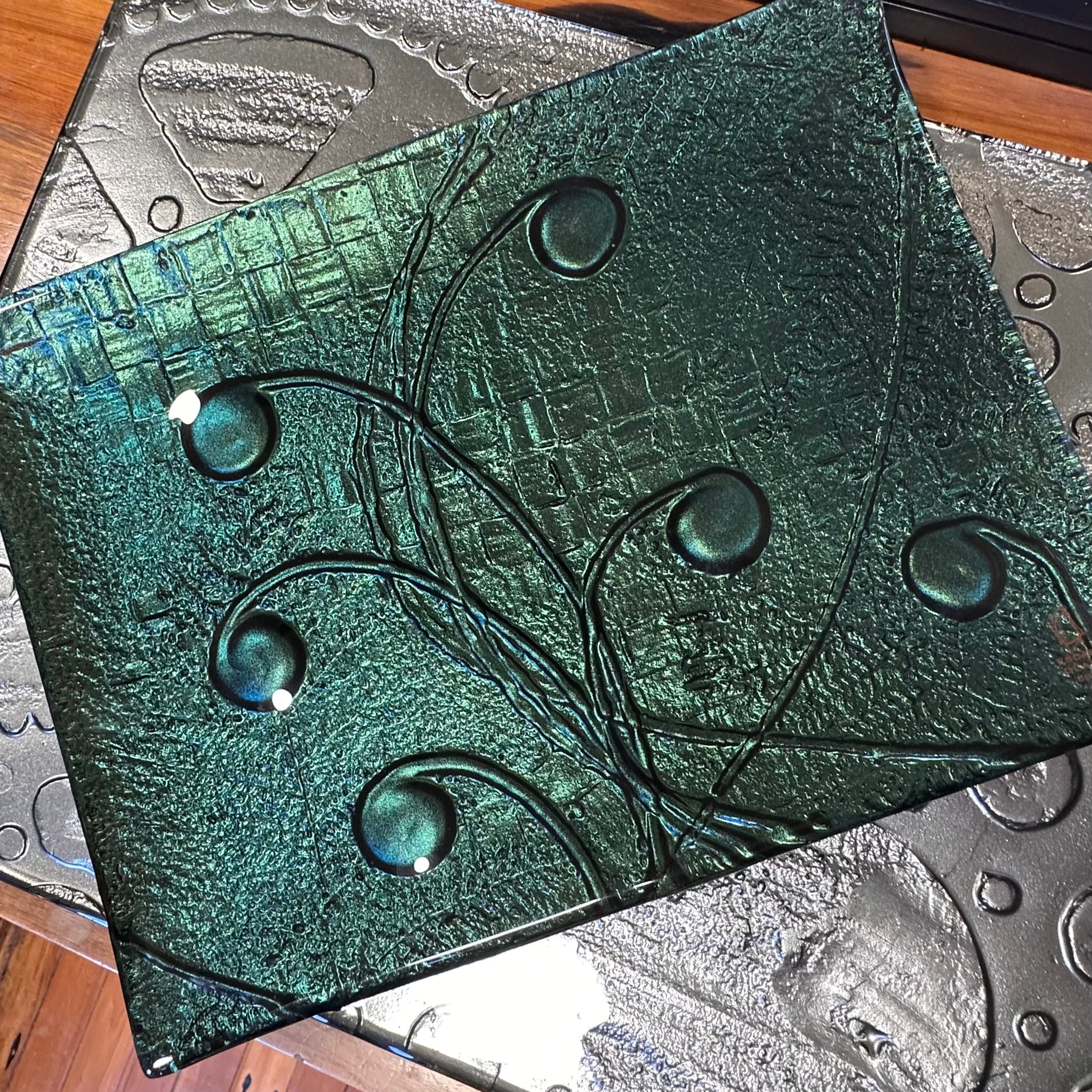 Kelly Green (green/blue) - Rectangular Platter