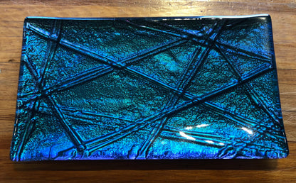 Kaleidoscope Rope Glass Trinket Tray Southland New Zealand