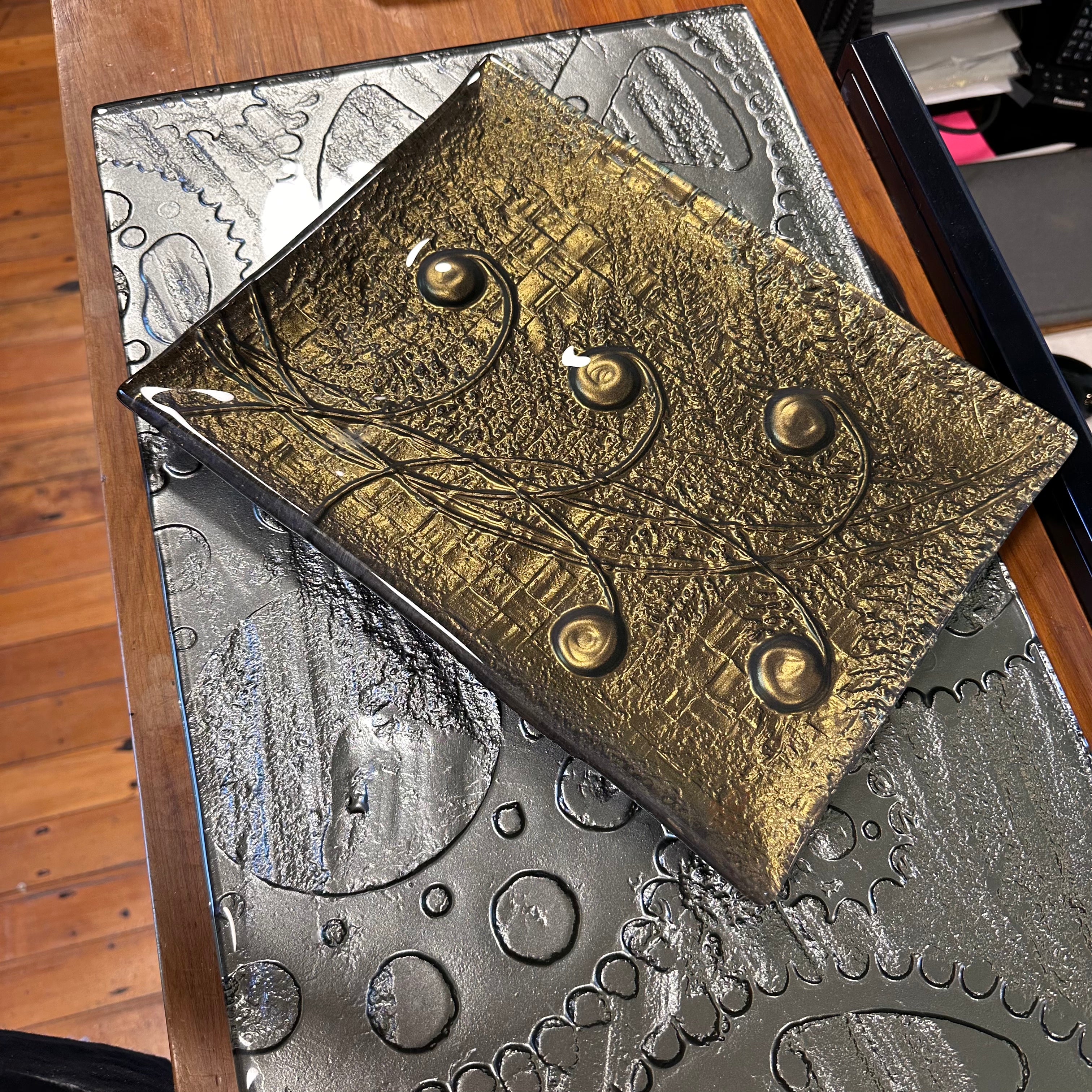 Golden Violet - Rectangular Platter