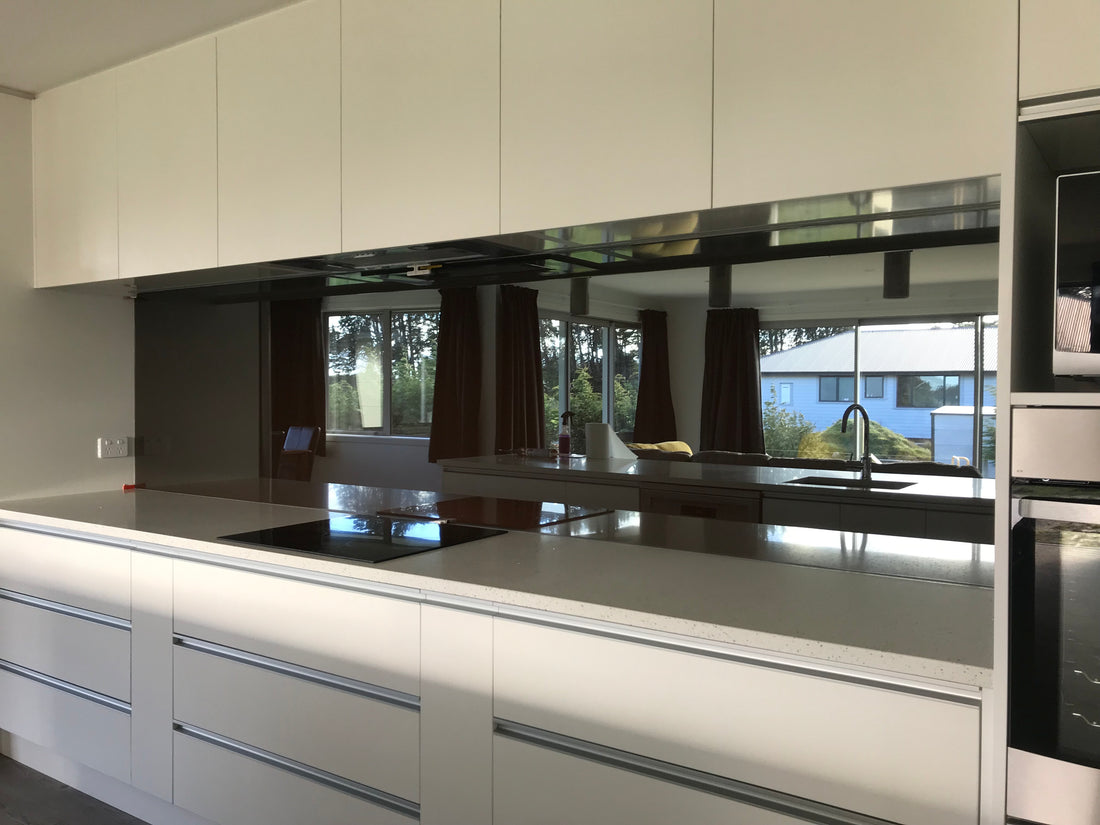 There are some advantages to a Mirror Glass Splashback
