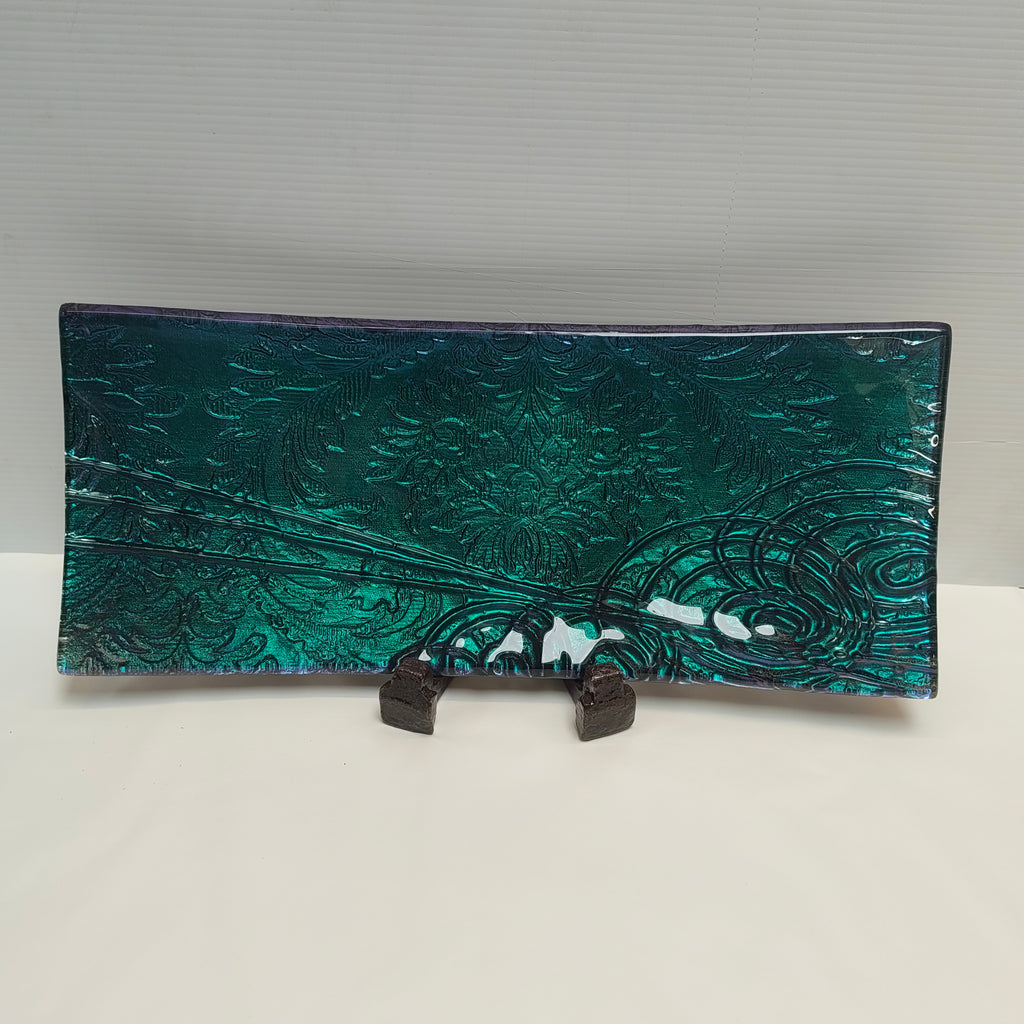 Sushi Tray - Anaglypta Swirl