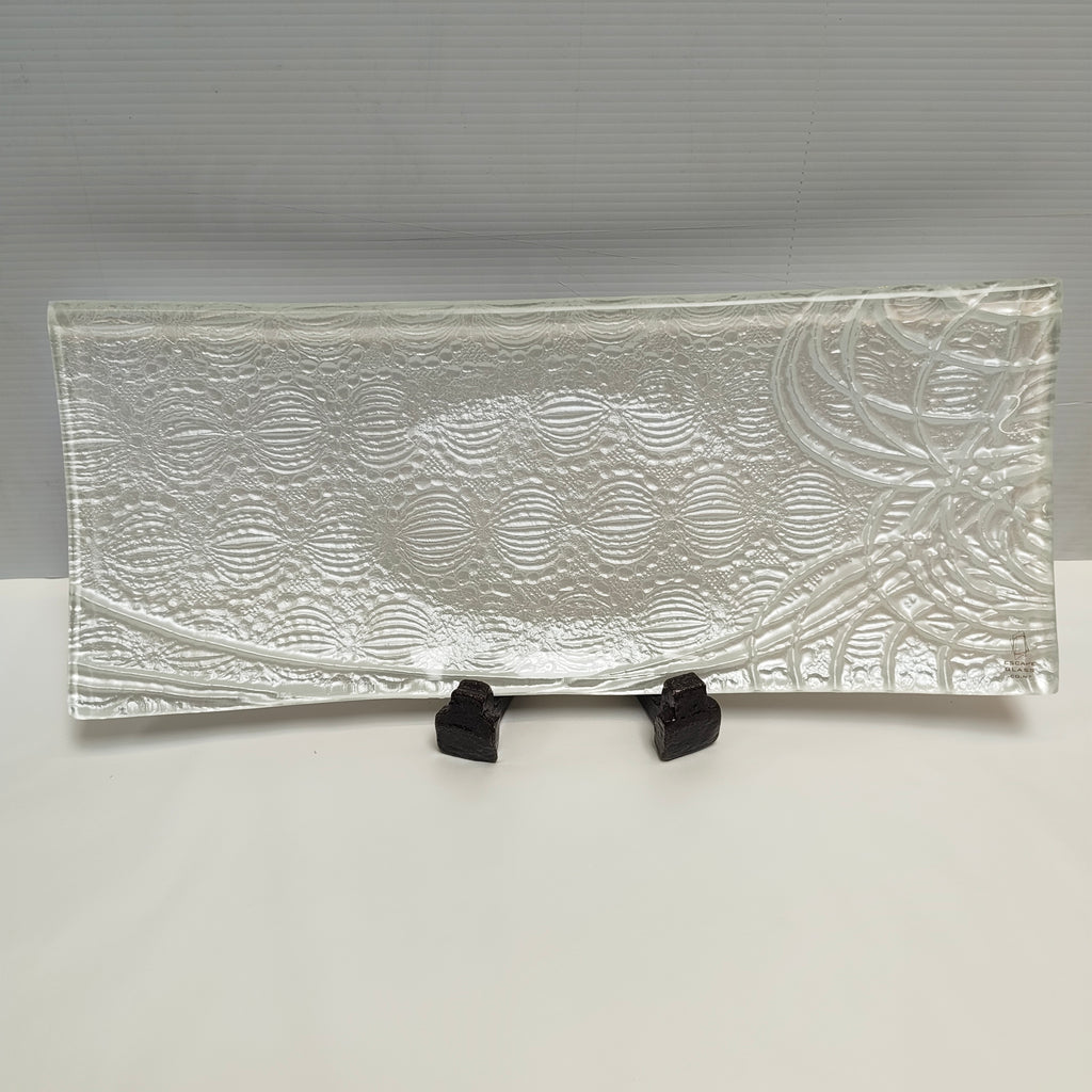 Sushi Tray - Anaglypta Swirl