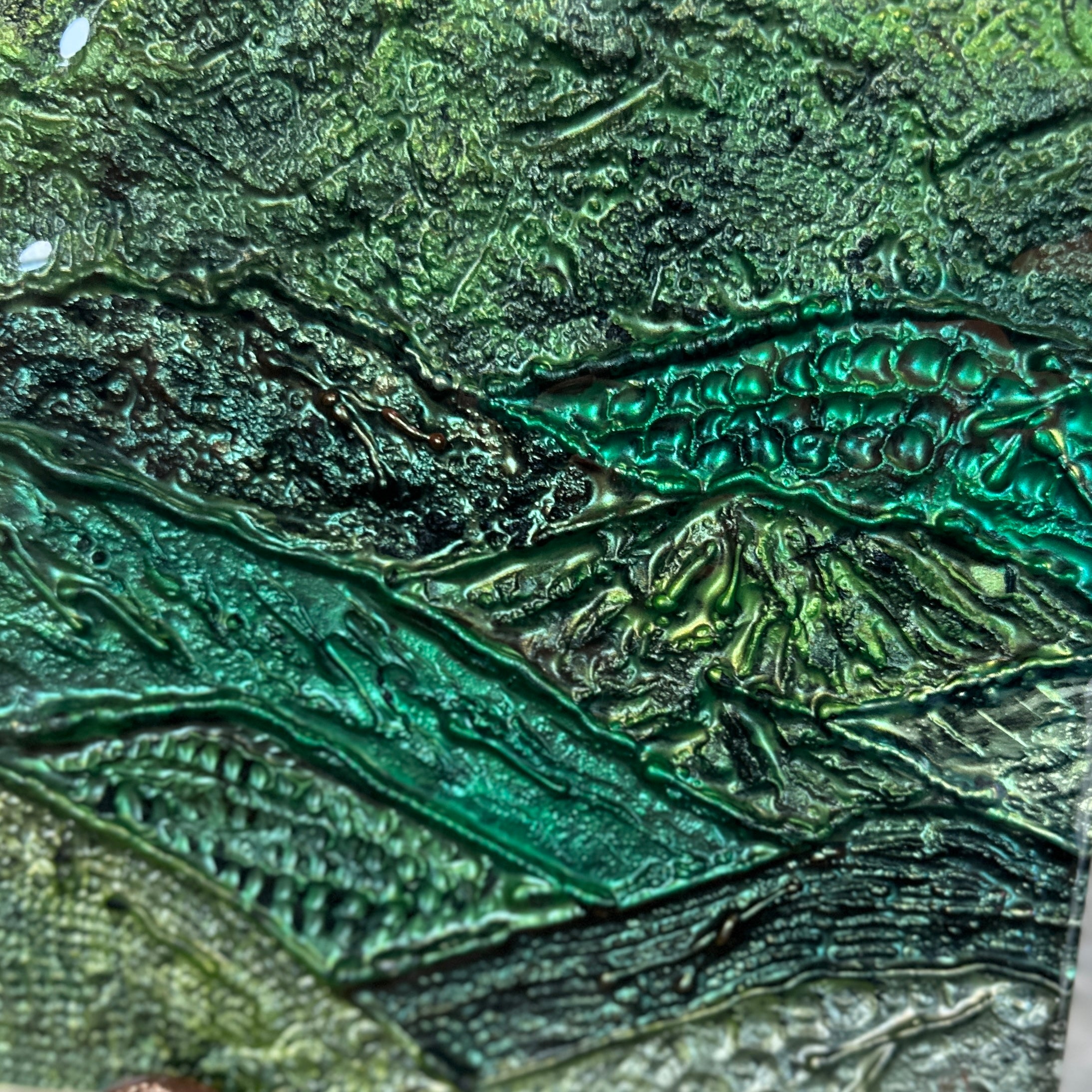 Handpainted Landscape - Long Tray
