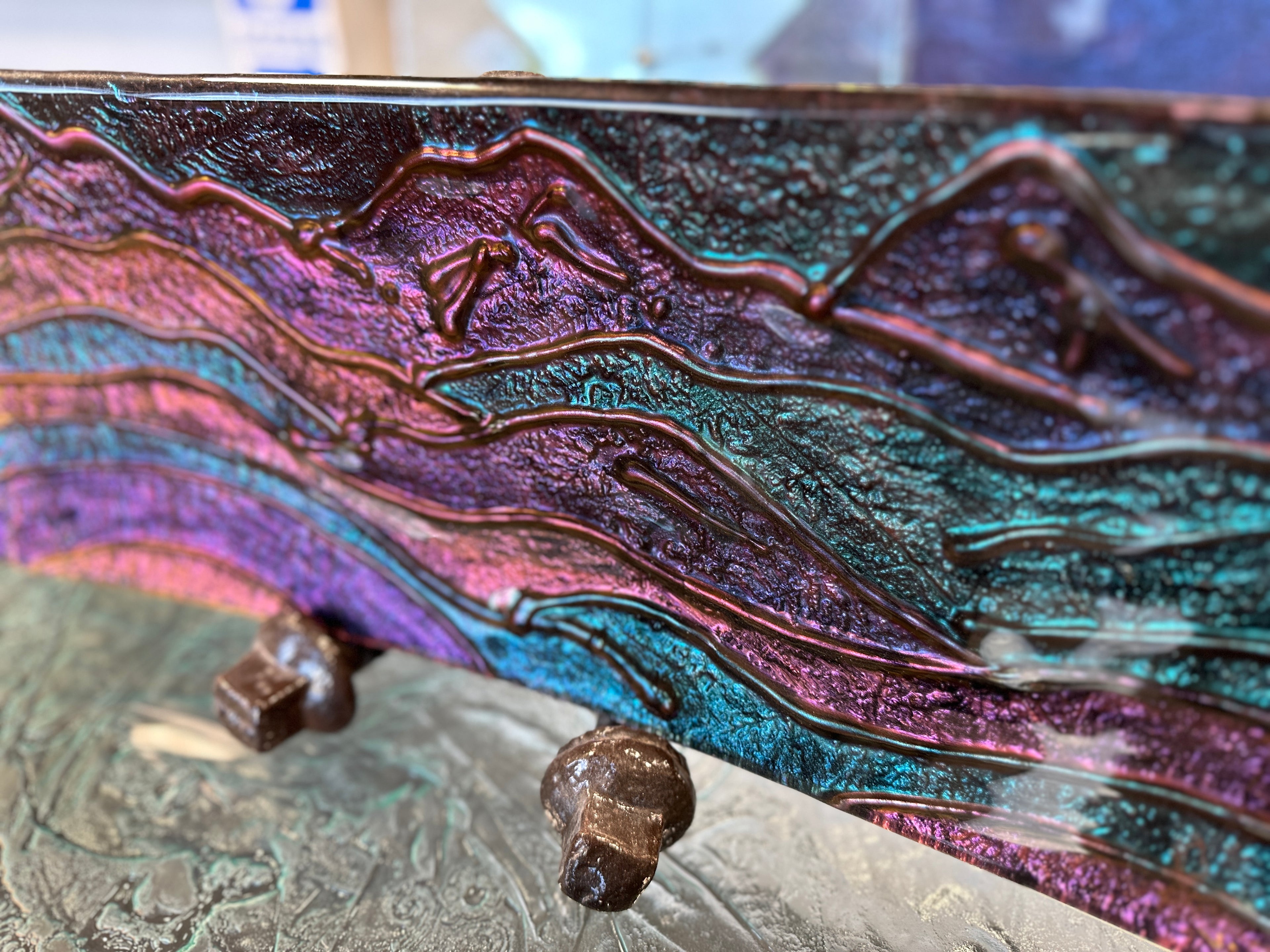 Handpainted Landscape - Long Tray