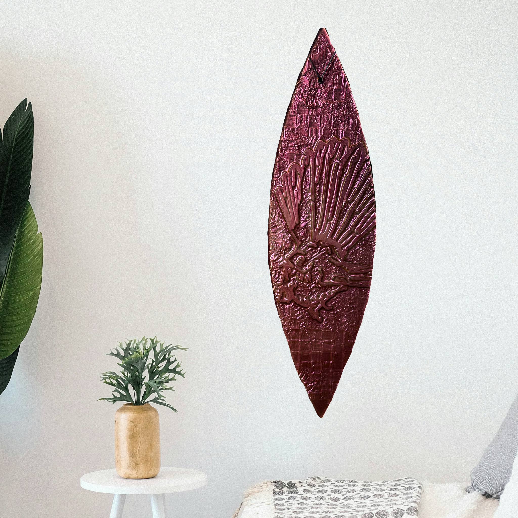 Native Birds -  Wall Art - Single Colour - Large Waka