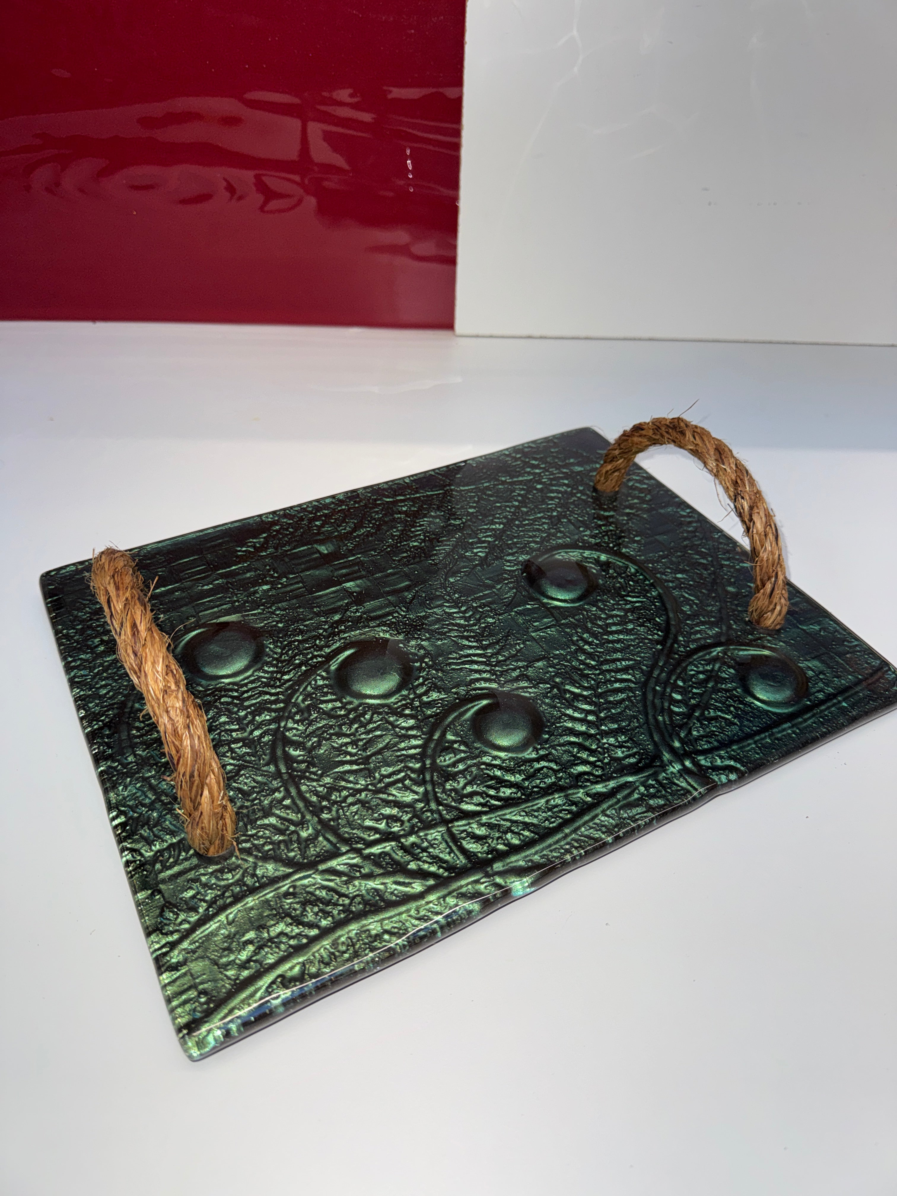 Small Rope Handle - Koru, Flax & Fern