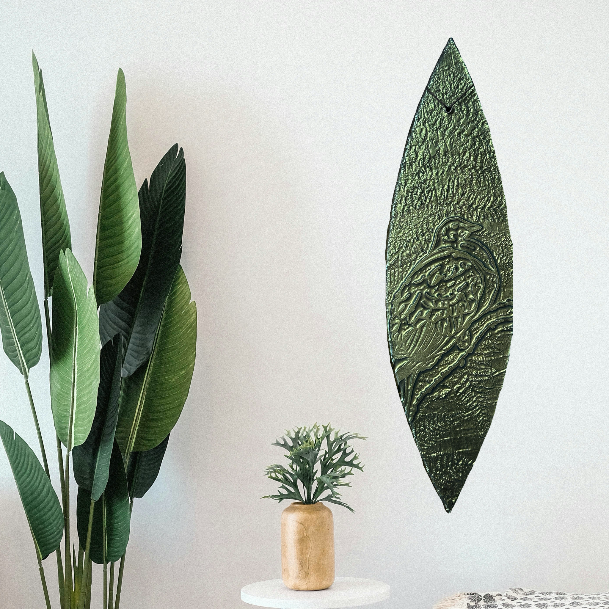 Native Birds -  Wall Art - Single Colour - Large Waka