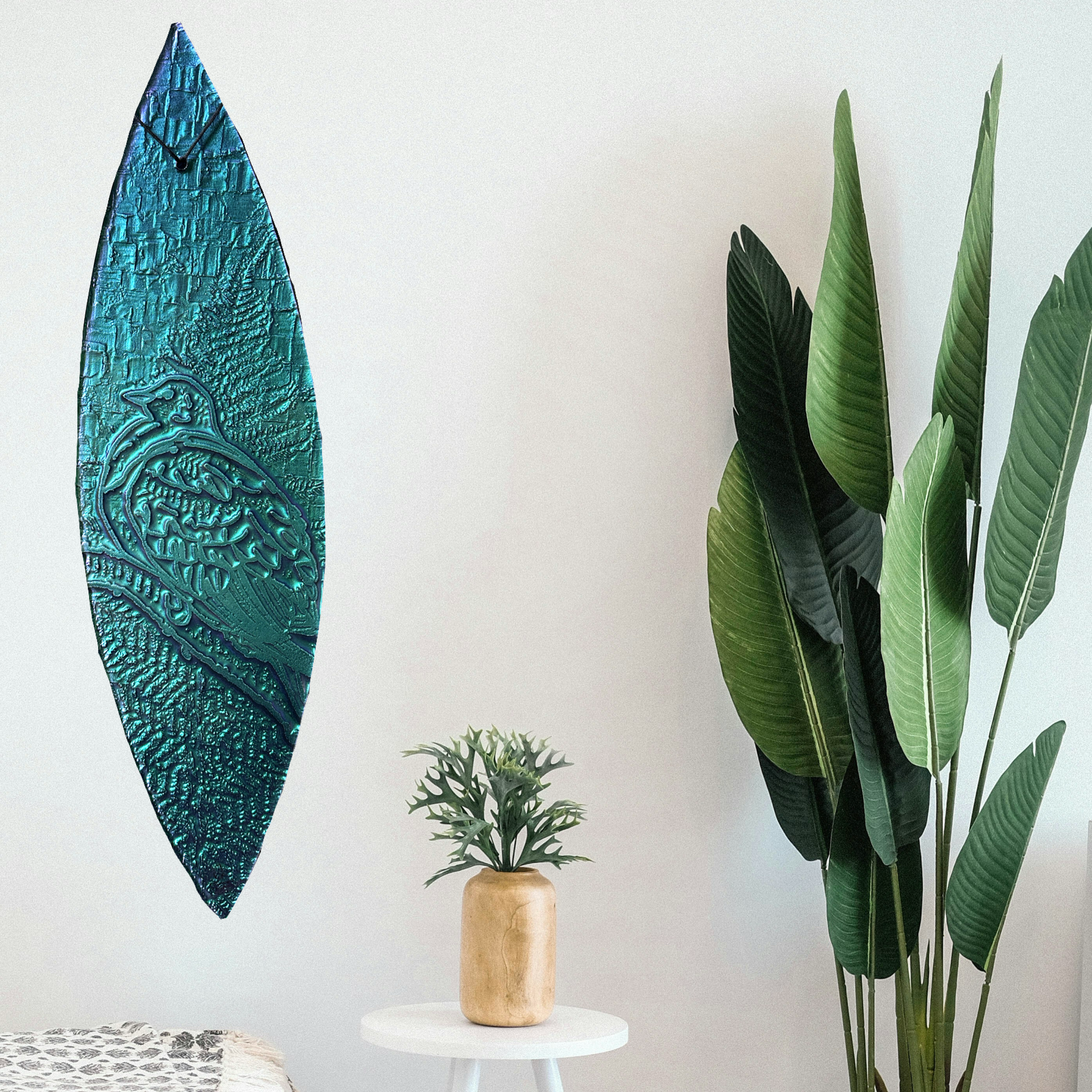 Native Birds -  Wall Art - Single Colour - Large Waka