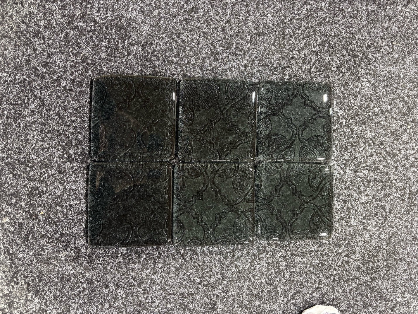 Garage Sale Grey Tint Coasters - 1 set of 6