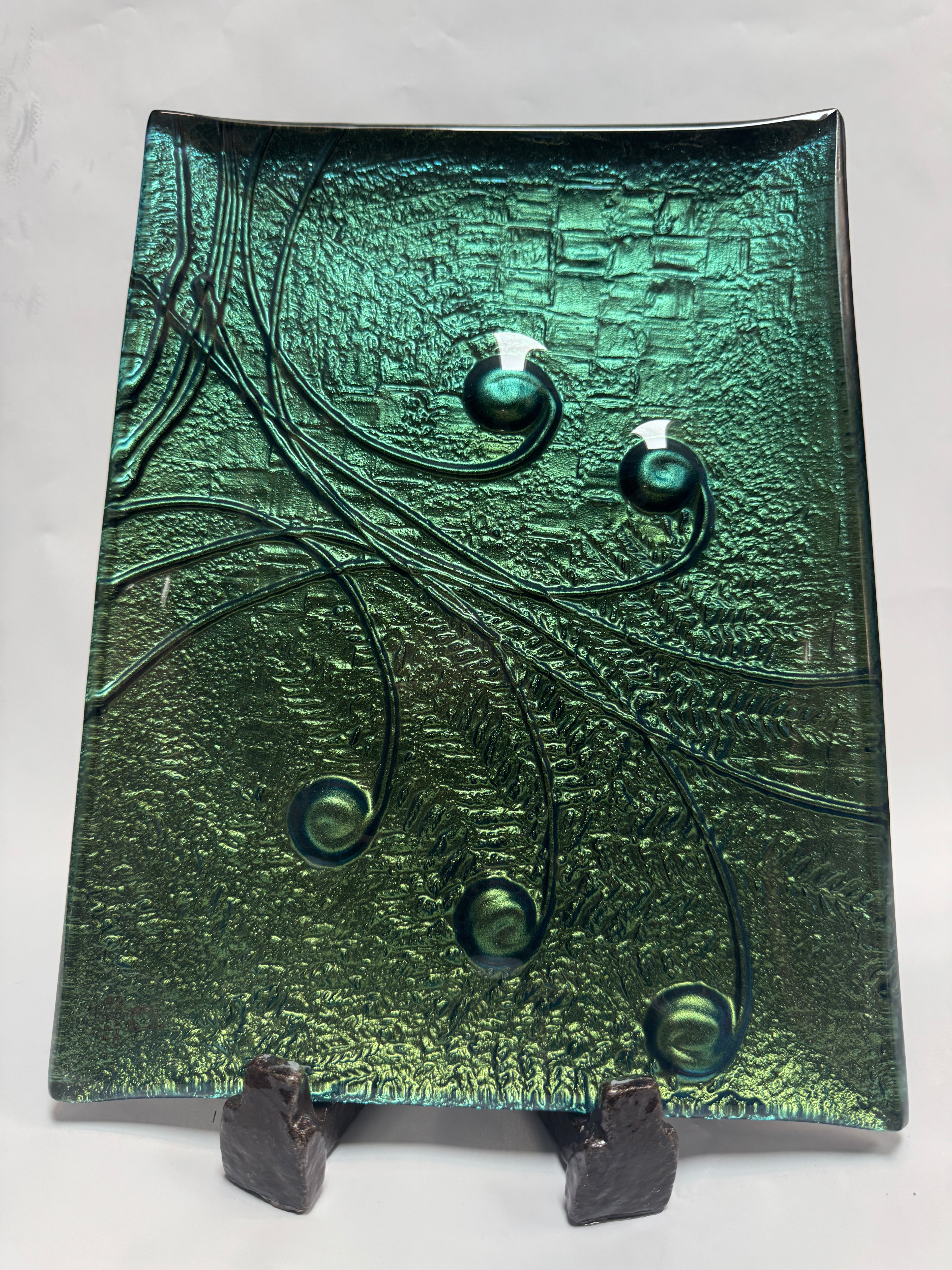 Koru, Fern & Flax - 23cm x 33cm Rectangle Platter