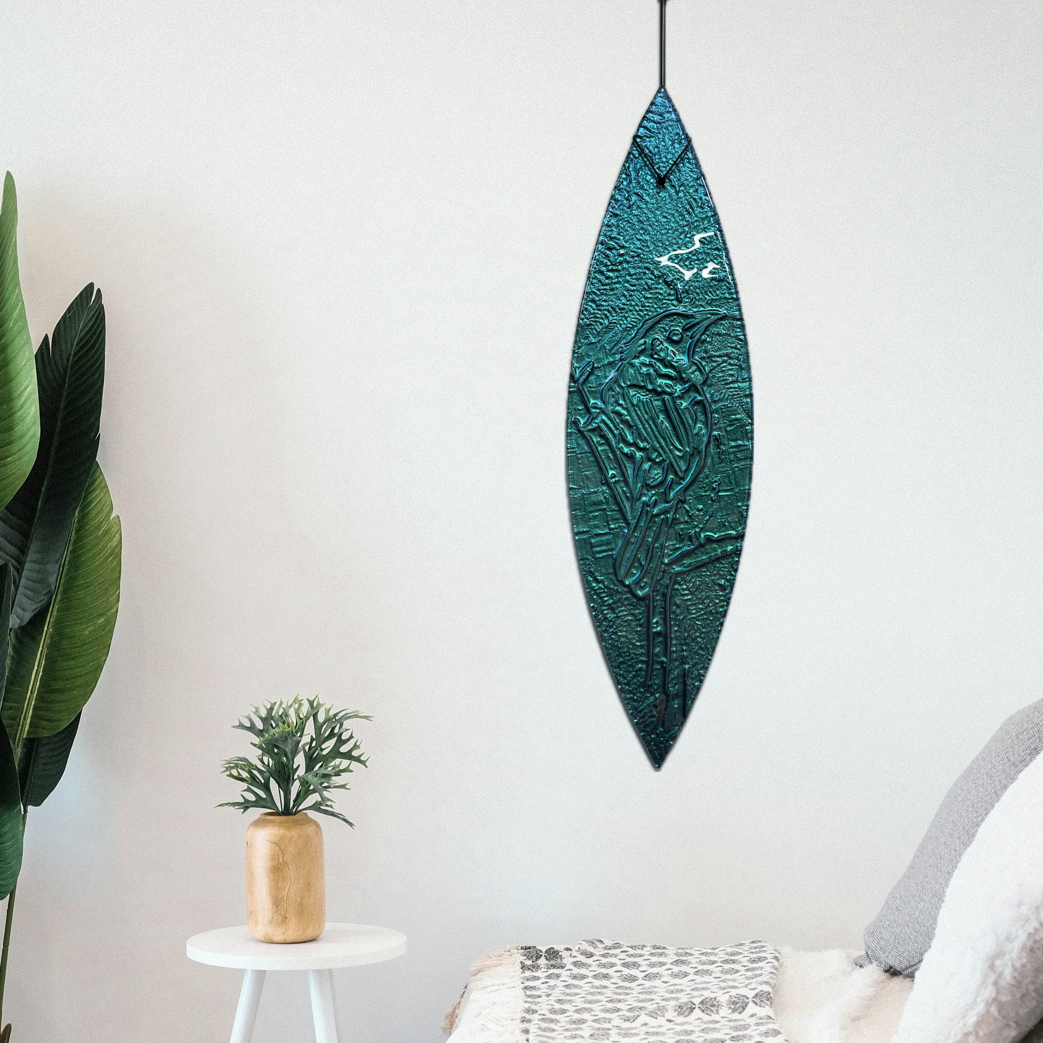 Native Birds -  Wall Art - Single Colour - Large Waka
