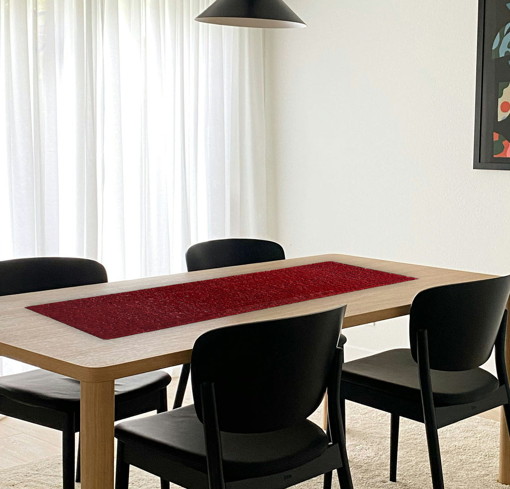 Red Adrenaline Glass Panel - 1m x 30cm