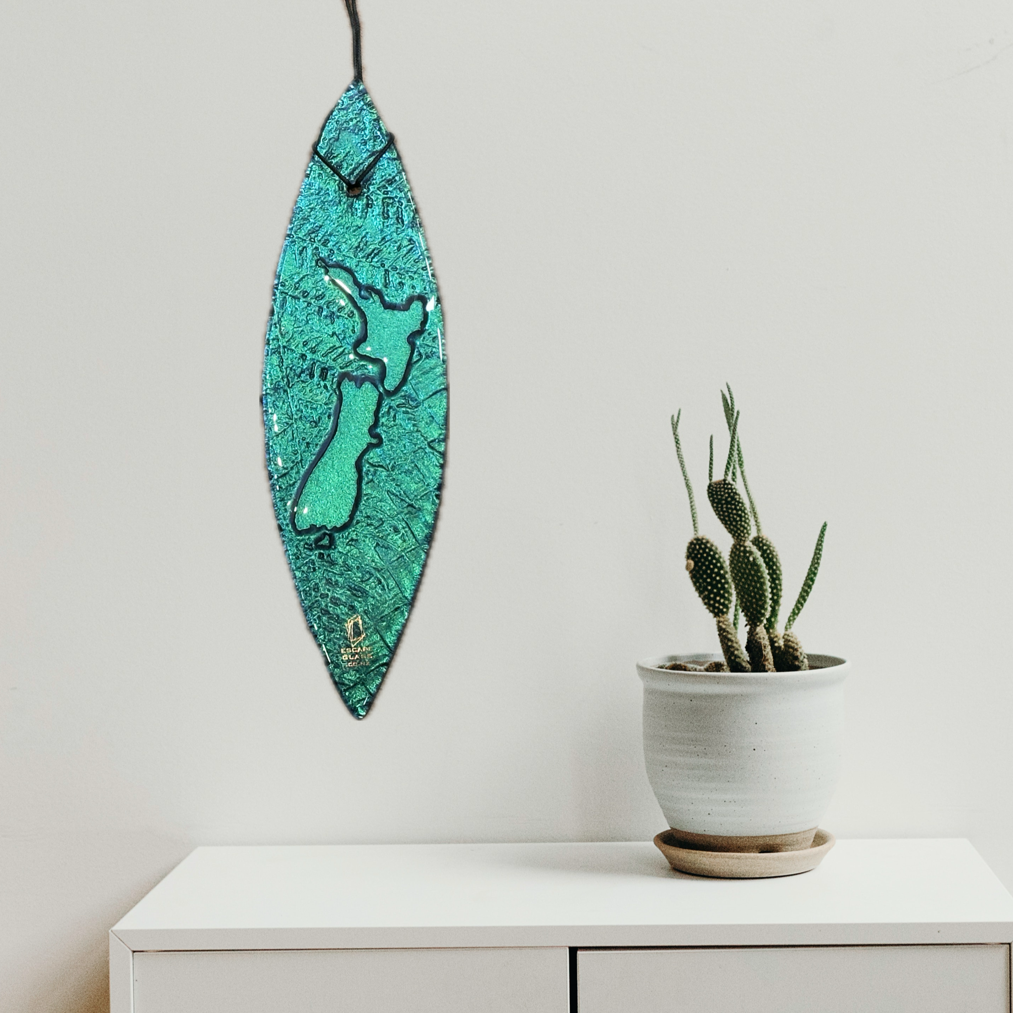 New Zealand Map - Wall Art - Small Waka
