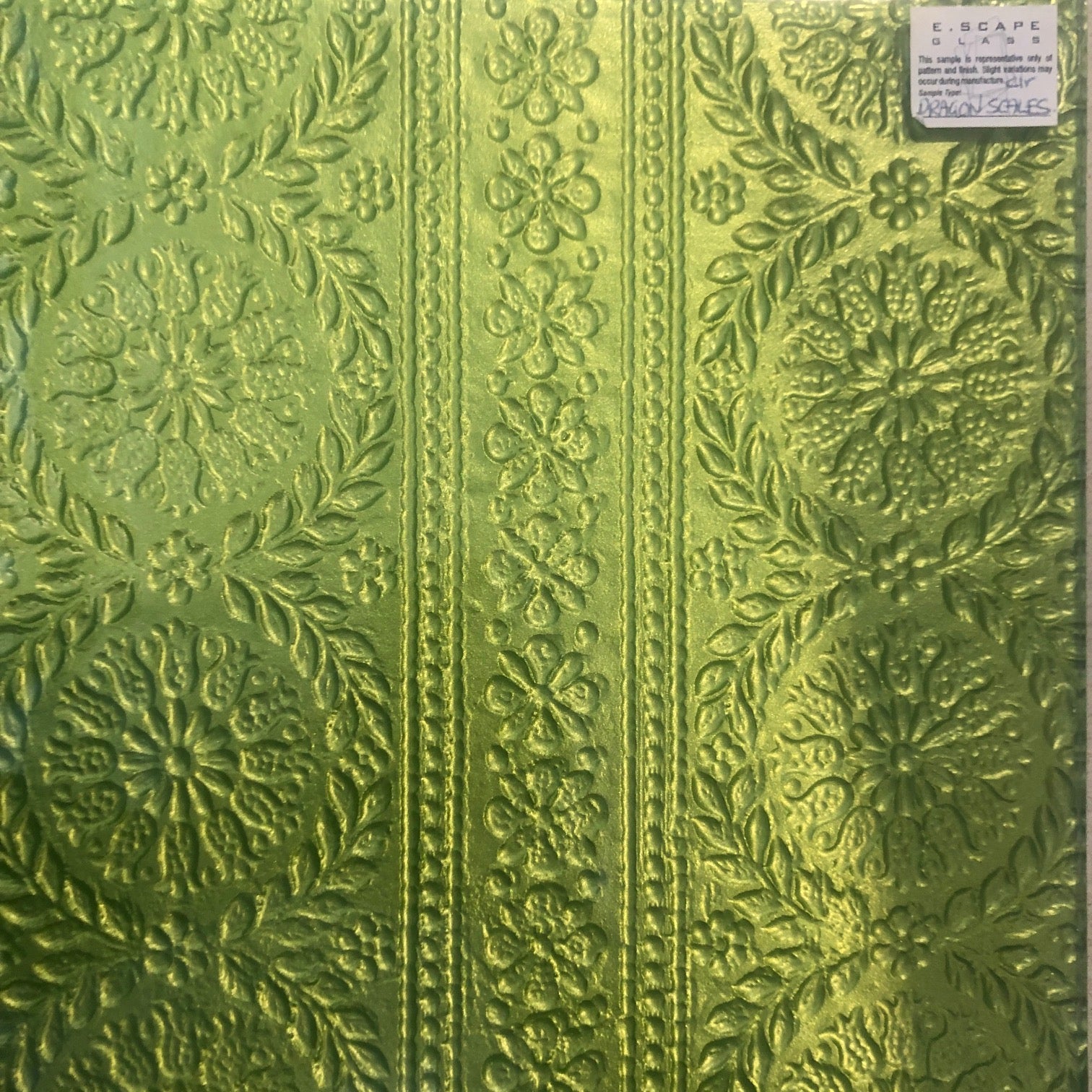 Anaglypta - Townshend Glass Sample