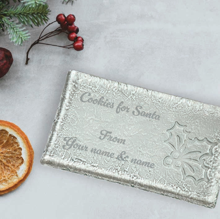 Mistletoe Plate - Personalise this!