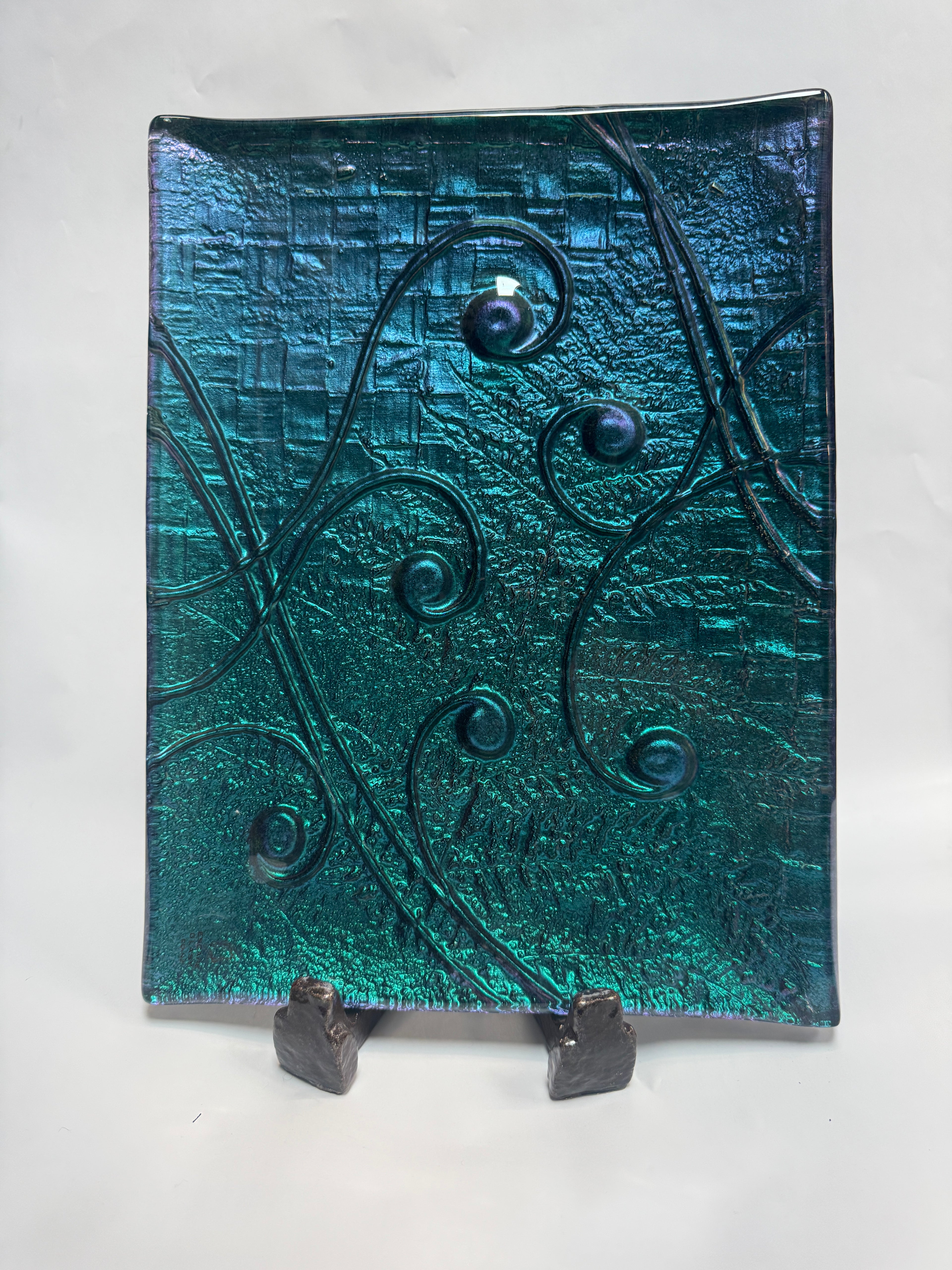 Koru, Fern & Flax - 23cm x 33cm Rectangle Platter