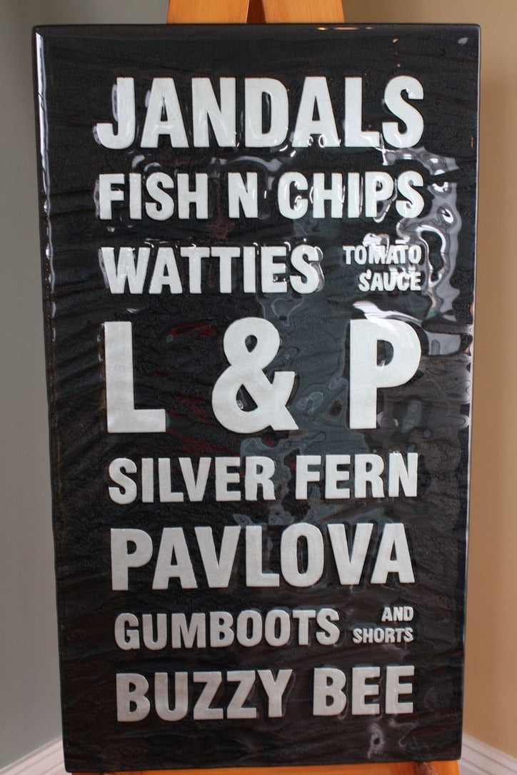 Kiwiana Wall Art - The Lingo