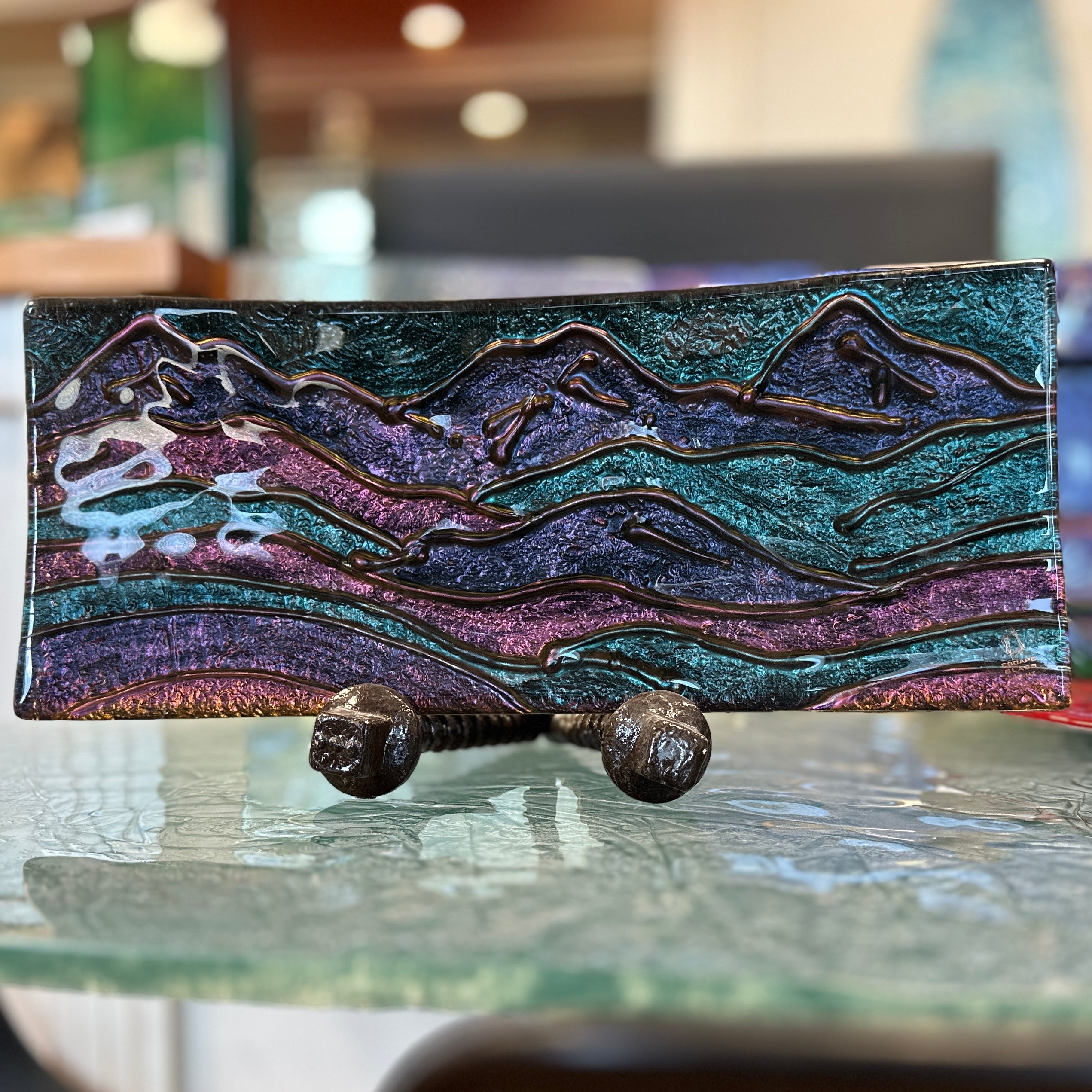 Handpainted Landscape - Long Tray