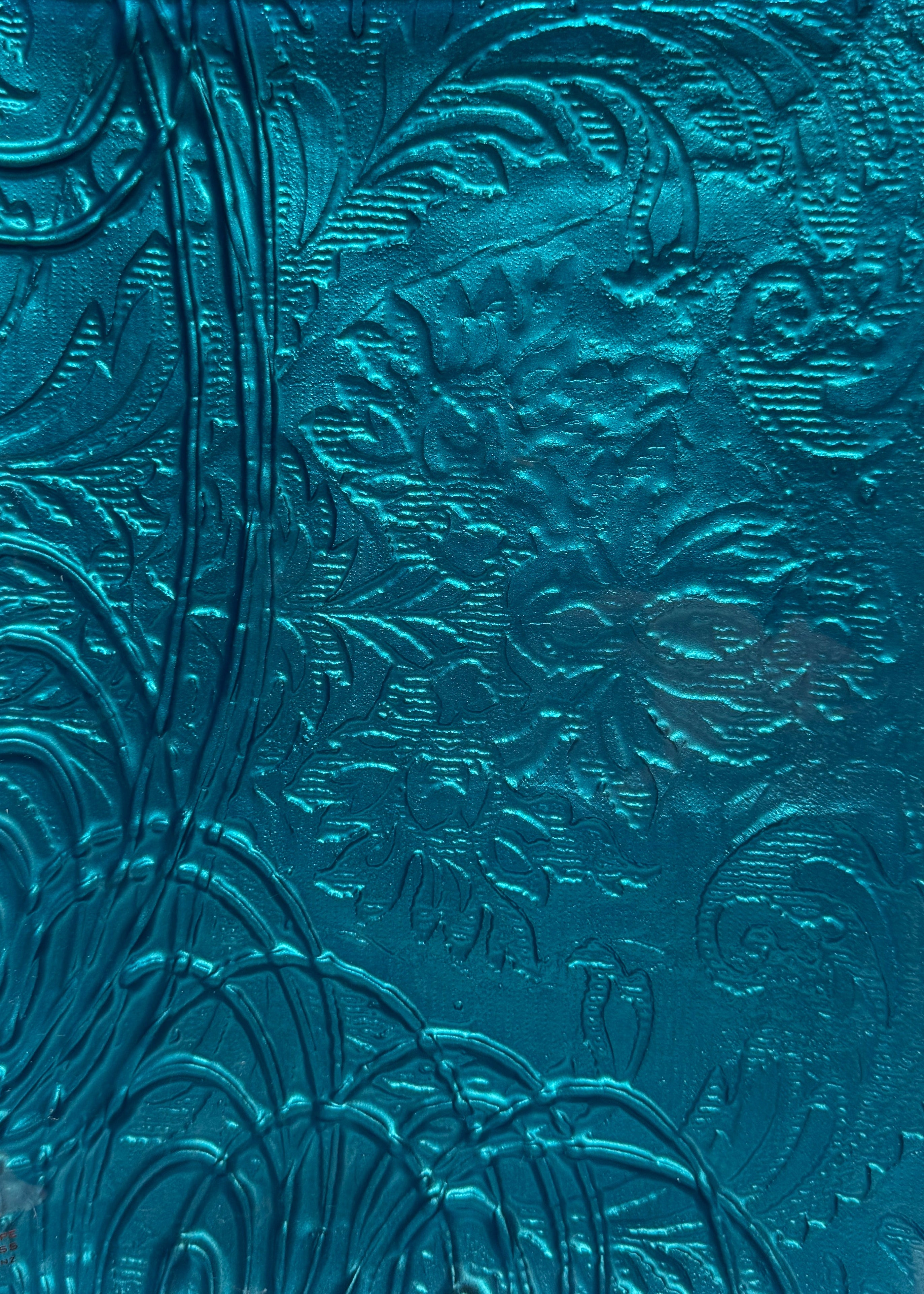 Small Hand Held Platter - Anaglypta