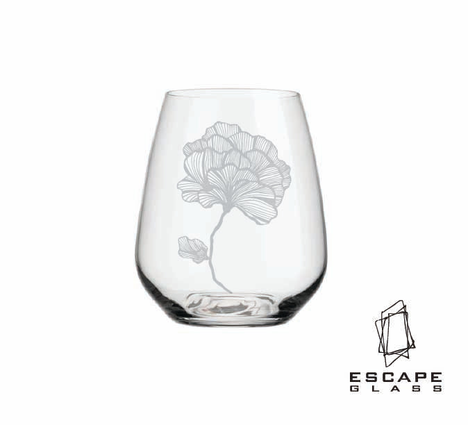 Designed Stemless Wine Glass / Tumbler