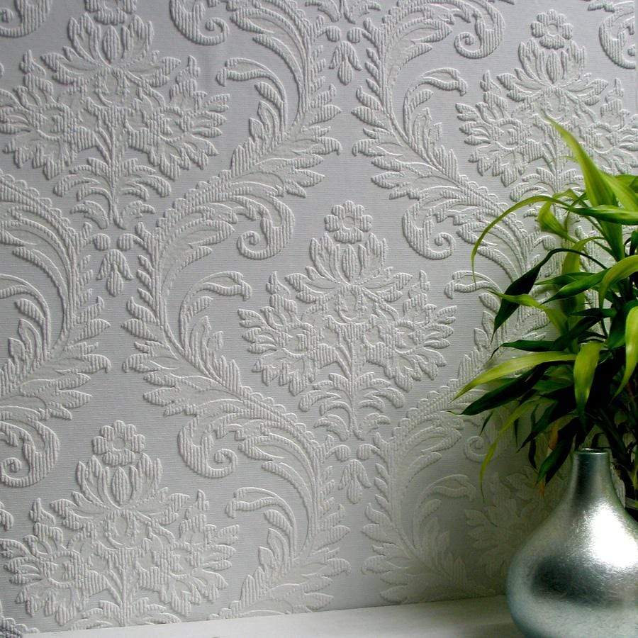 Anaglypta - High Trad Damask Glass Sample
