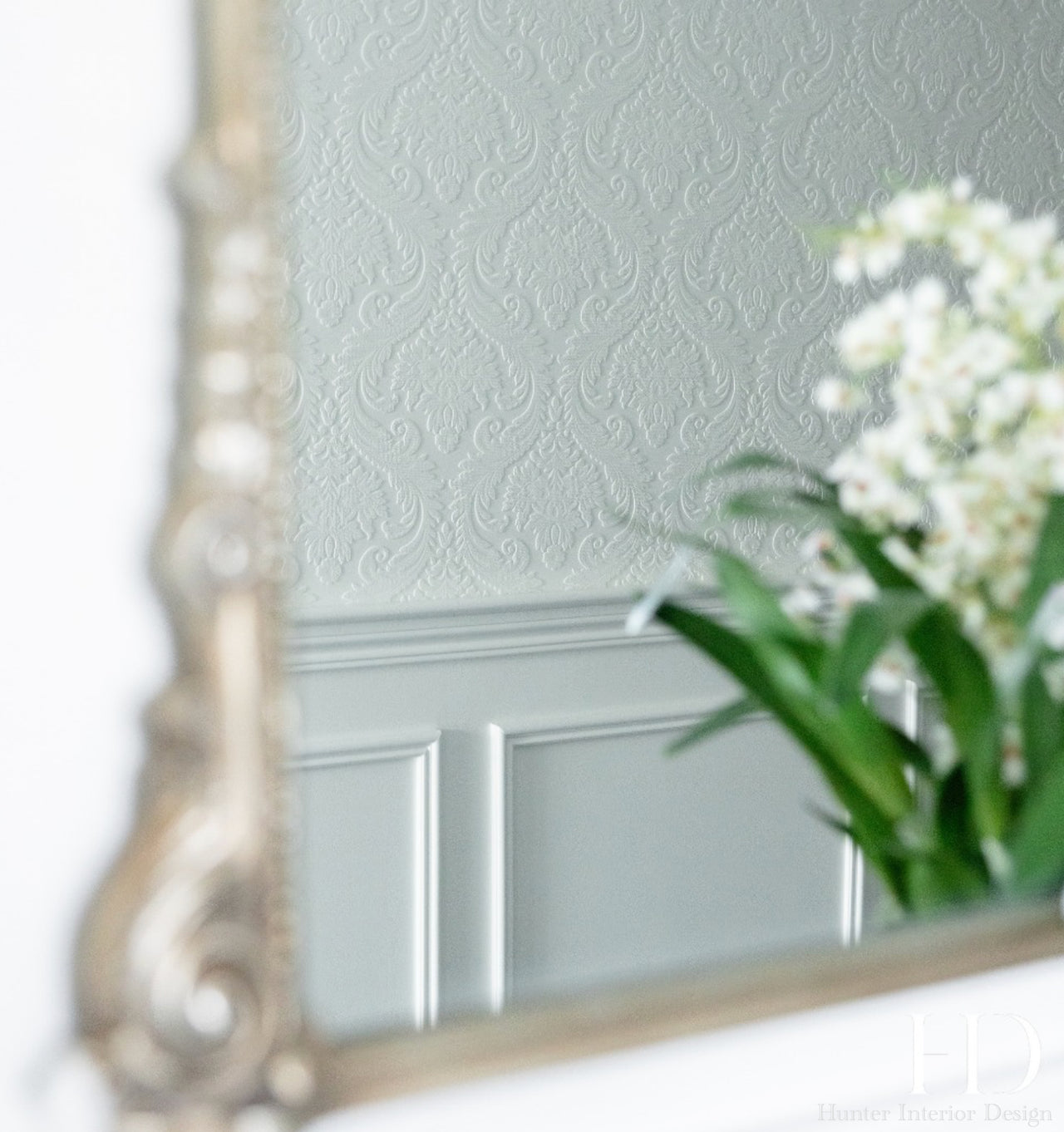 Anaglypta - High Trad Damask Glass Sample