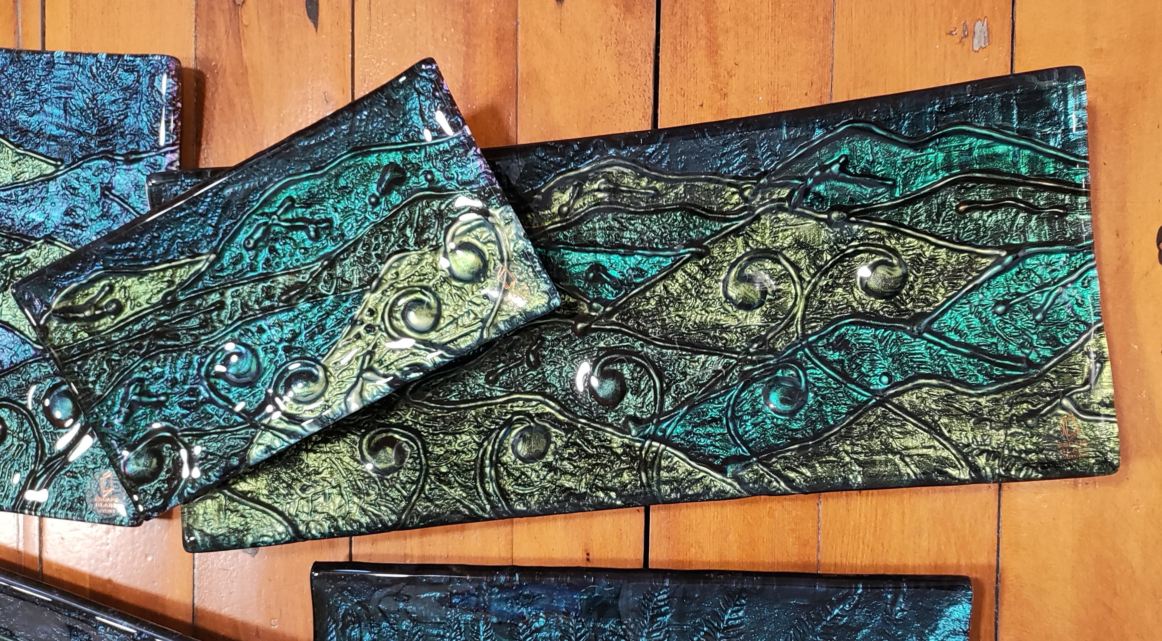 Handpainted Landscape - Long Tray