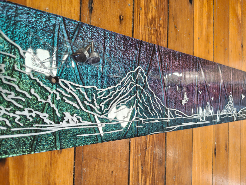 Engraved native landscape - Wall Art