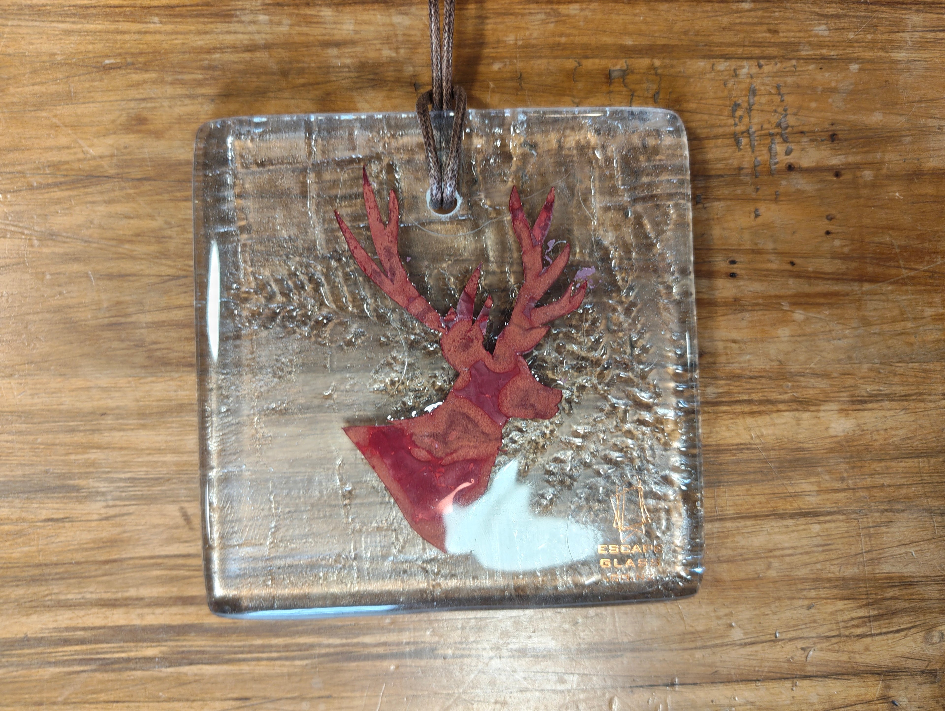 Copper Stag- Tiny wall hanging