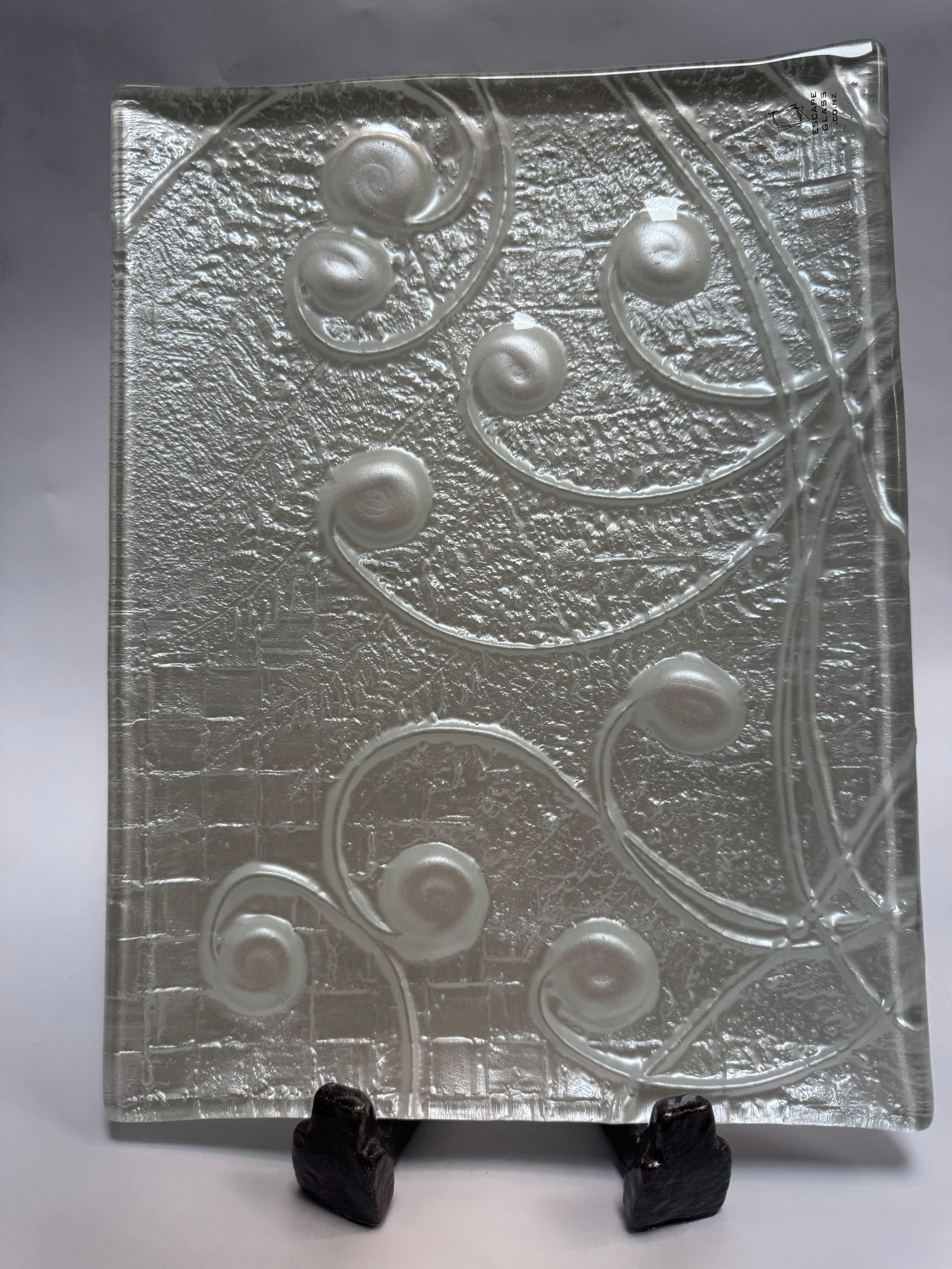 Koru, Fern & Flax - 23cm x 33cm Rectangle Platter