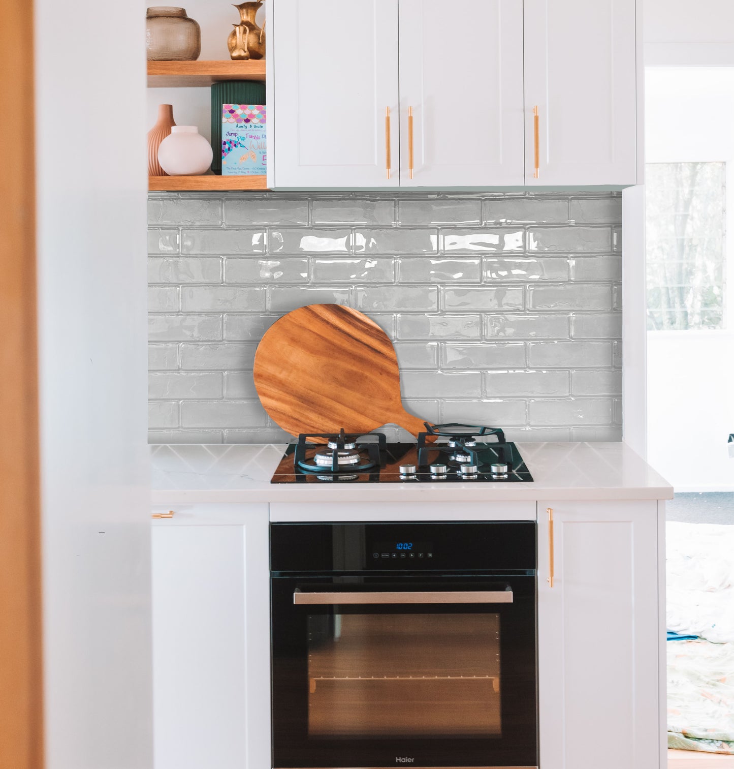 Subscape - Subway Tile style Slumped Glass Splashback