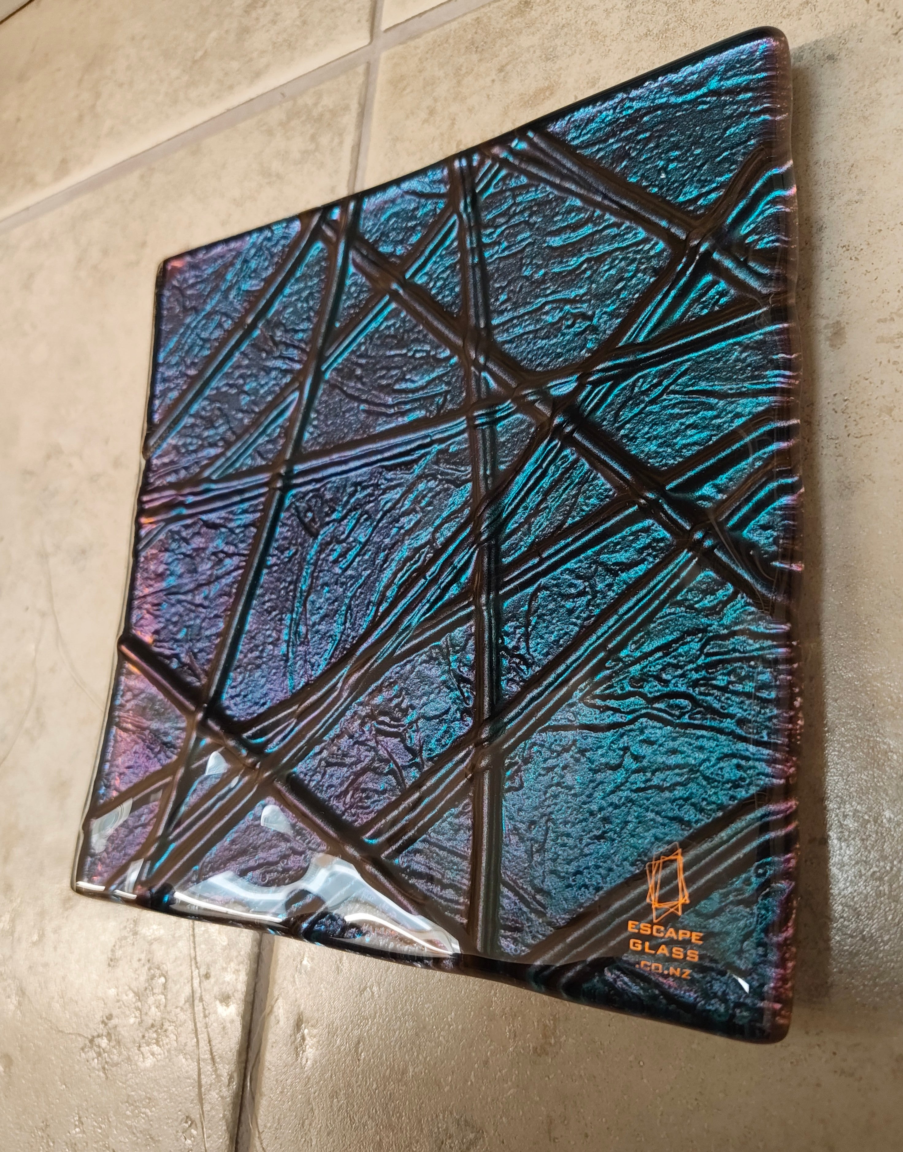 30cm Square Platter - Rope Pattern
