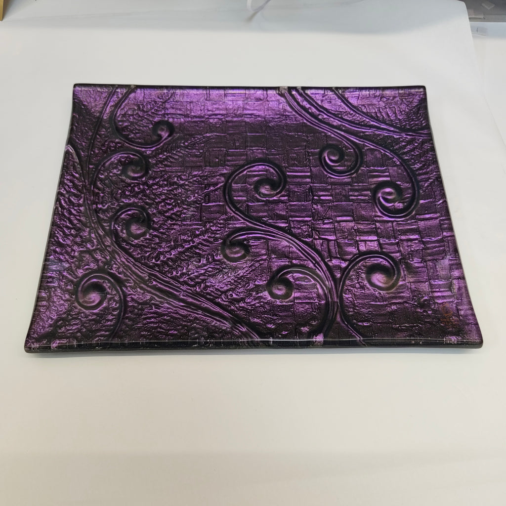 Rectangular Platter - Koru, Flax & Fern