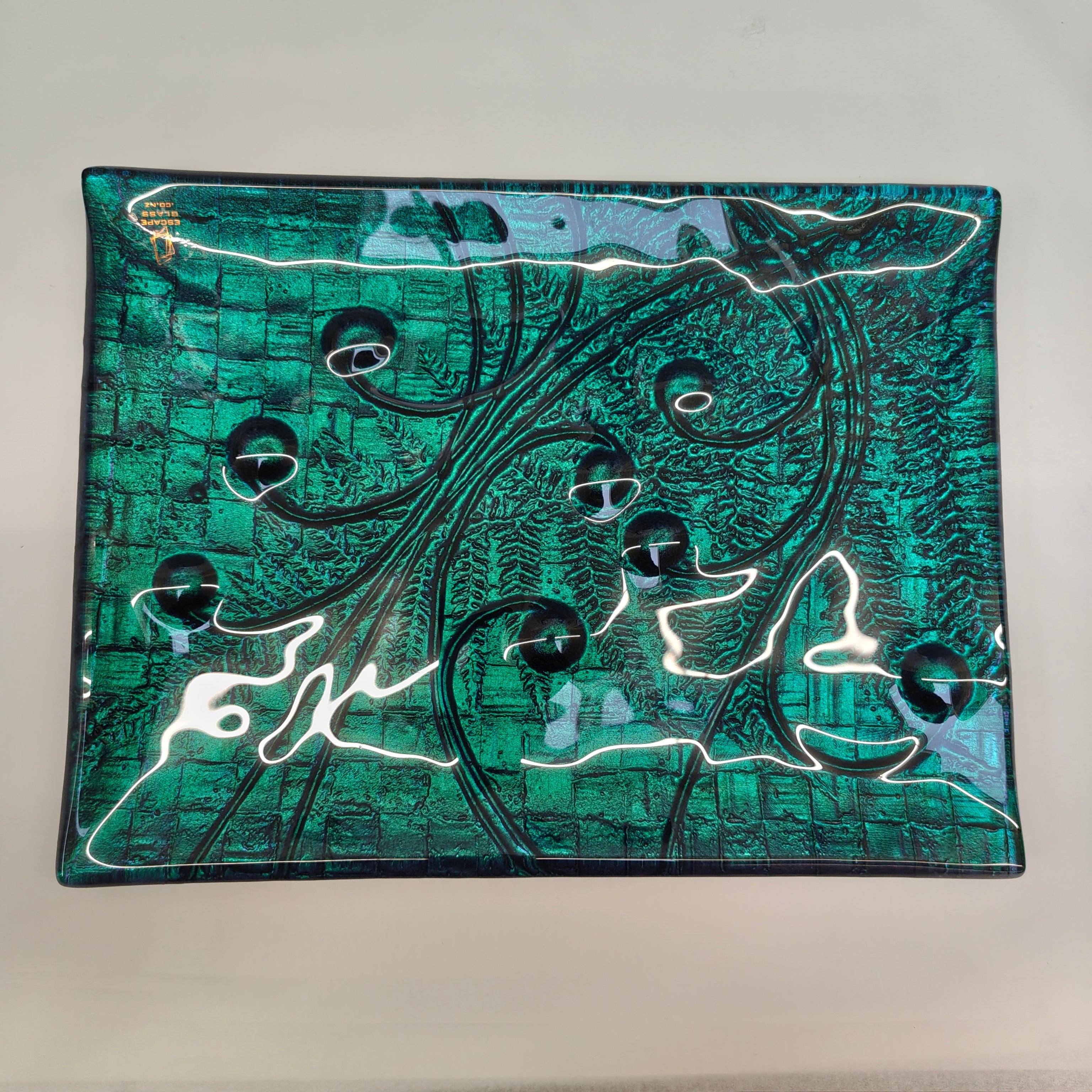 Rectangular Platter - Koru, Flax & Fern