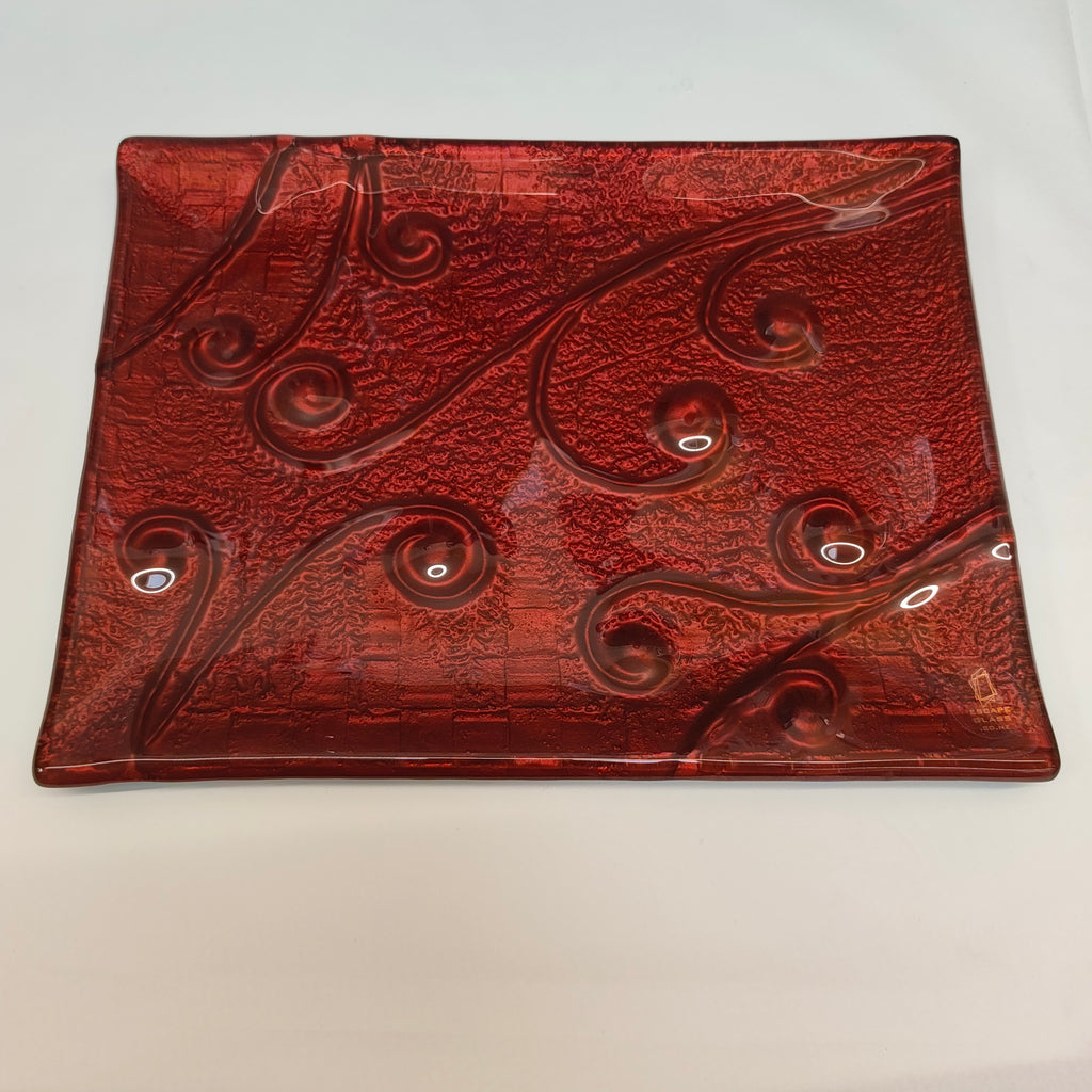 Rectangular Platter - Koru, Flax & Fern