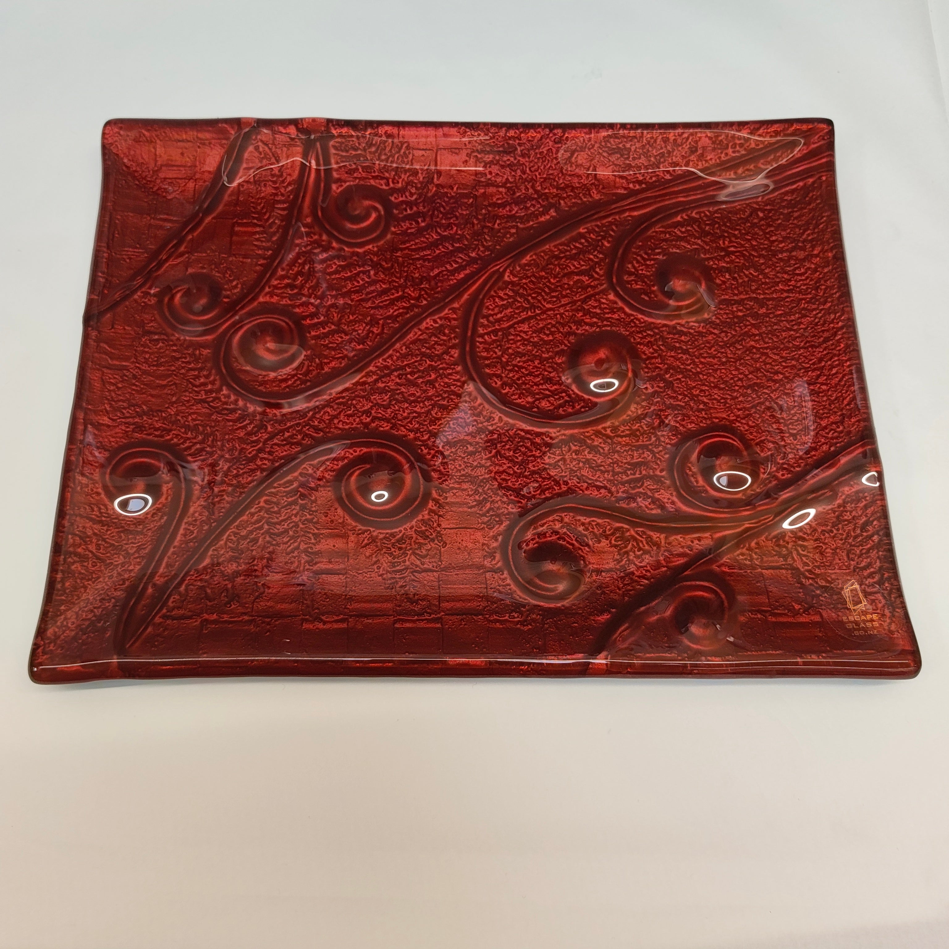 Rectangular Platter - Koru, Flax & Fern
