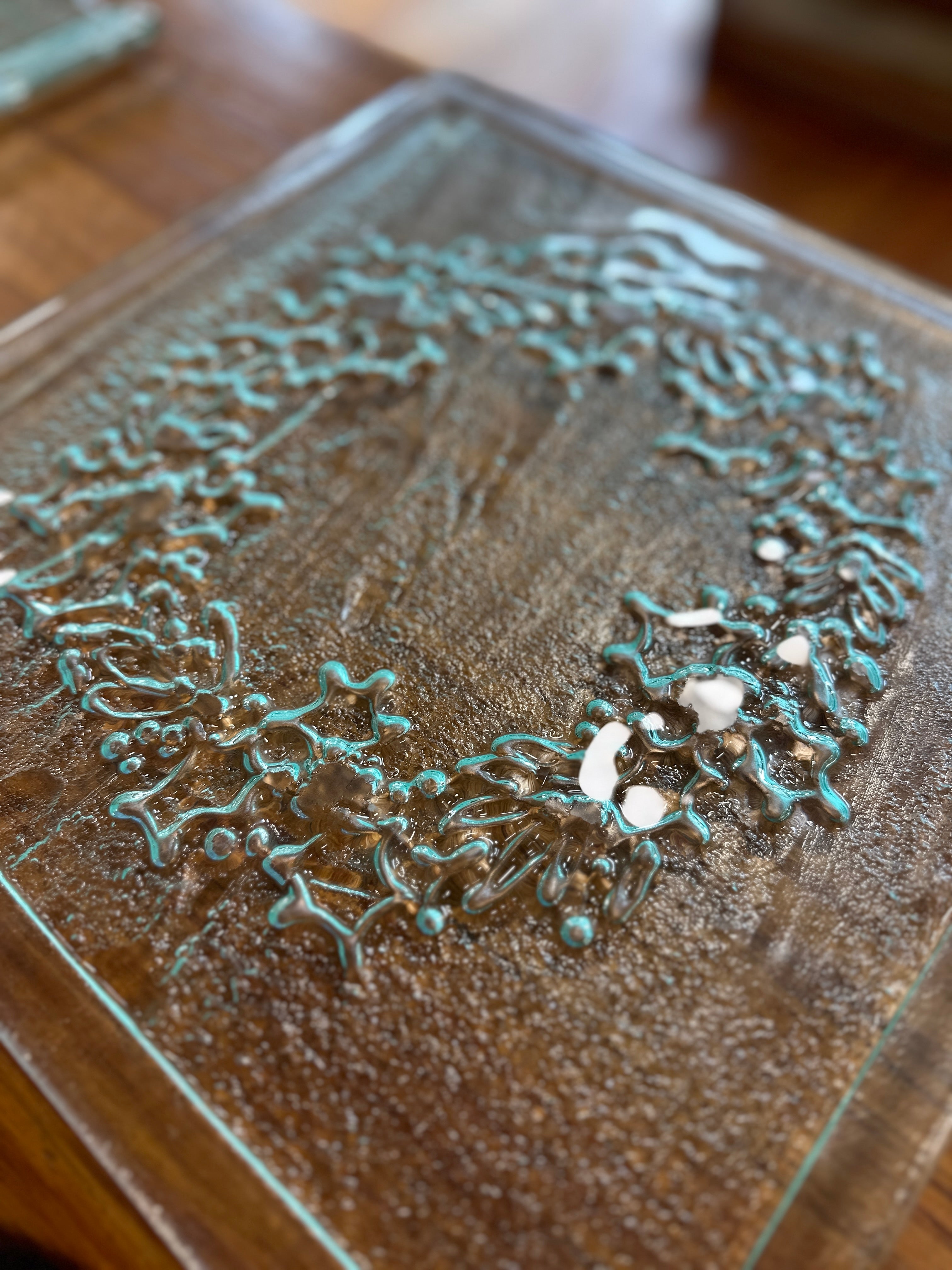 handmade glass platter - made in NZ - Gift - Christmas
