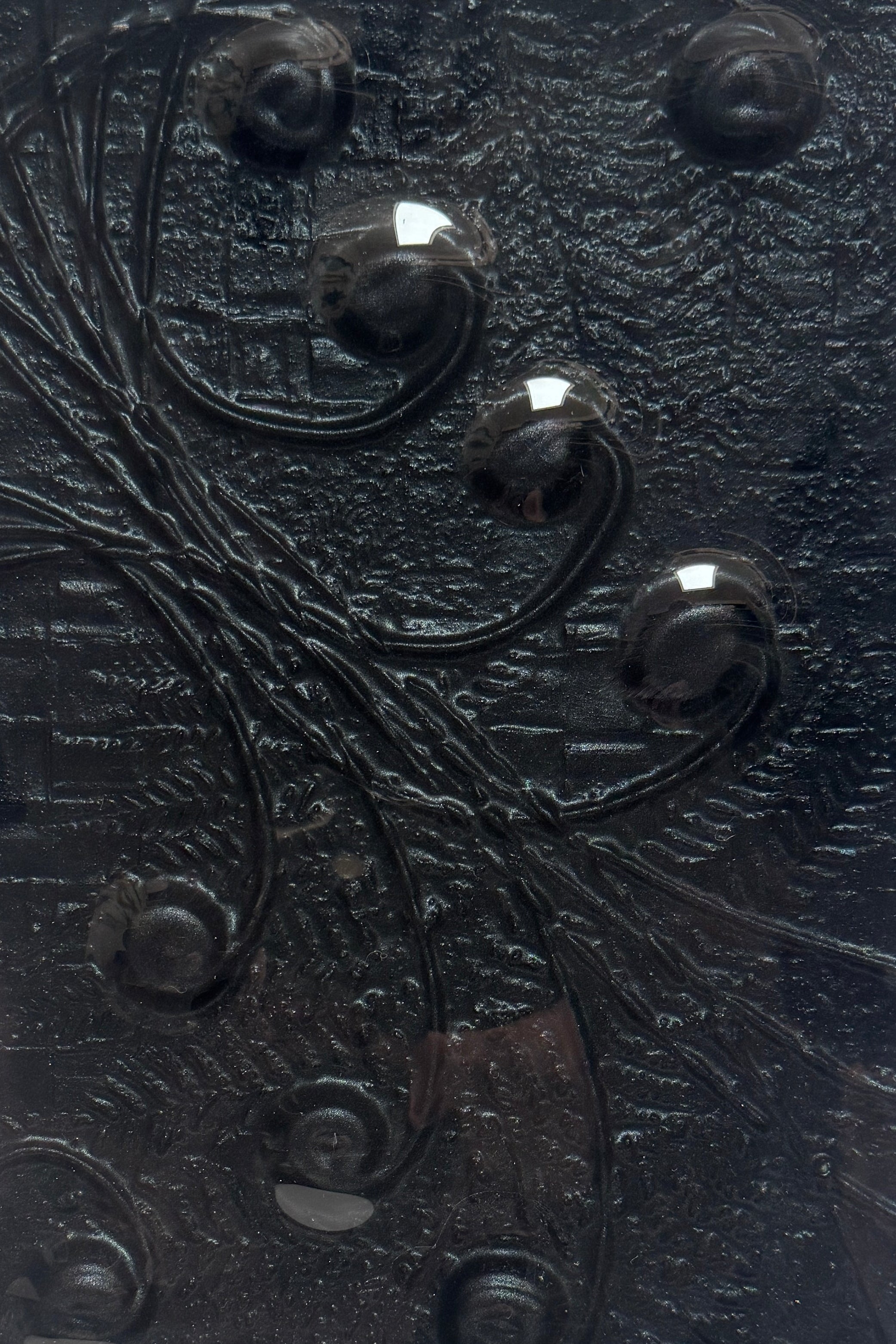 Small Hand Held Platter - Koru, Flax & Fern