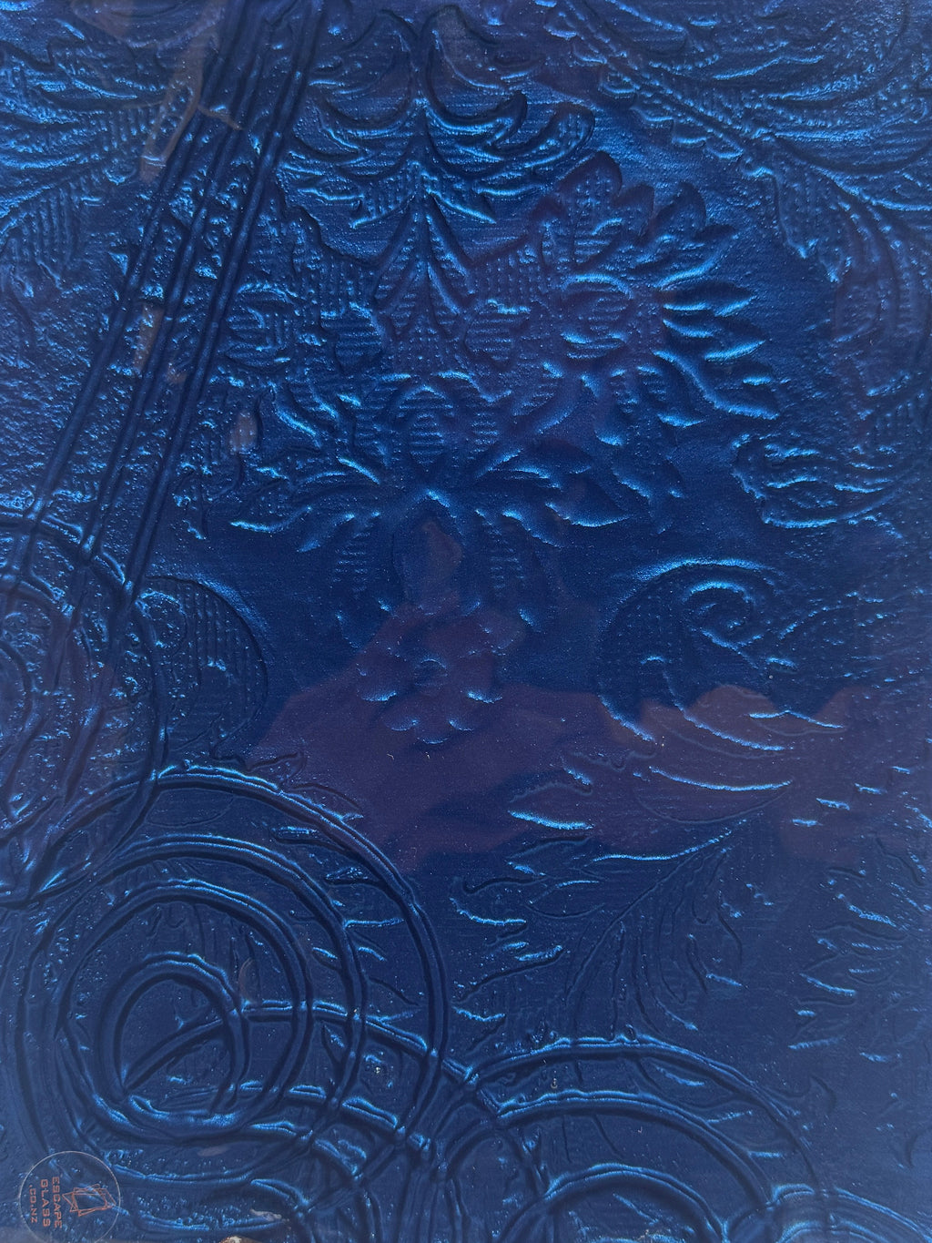 Small Hand Held Platter - Anaglypta